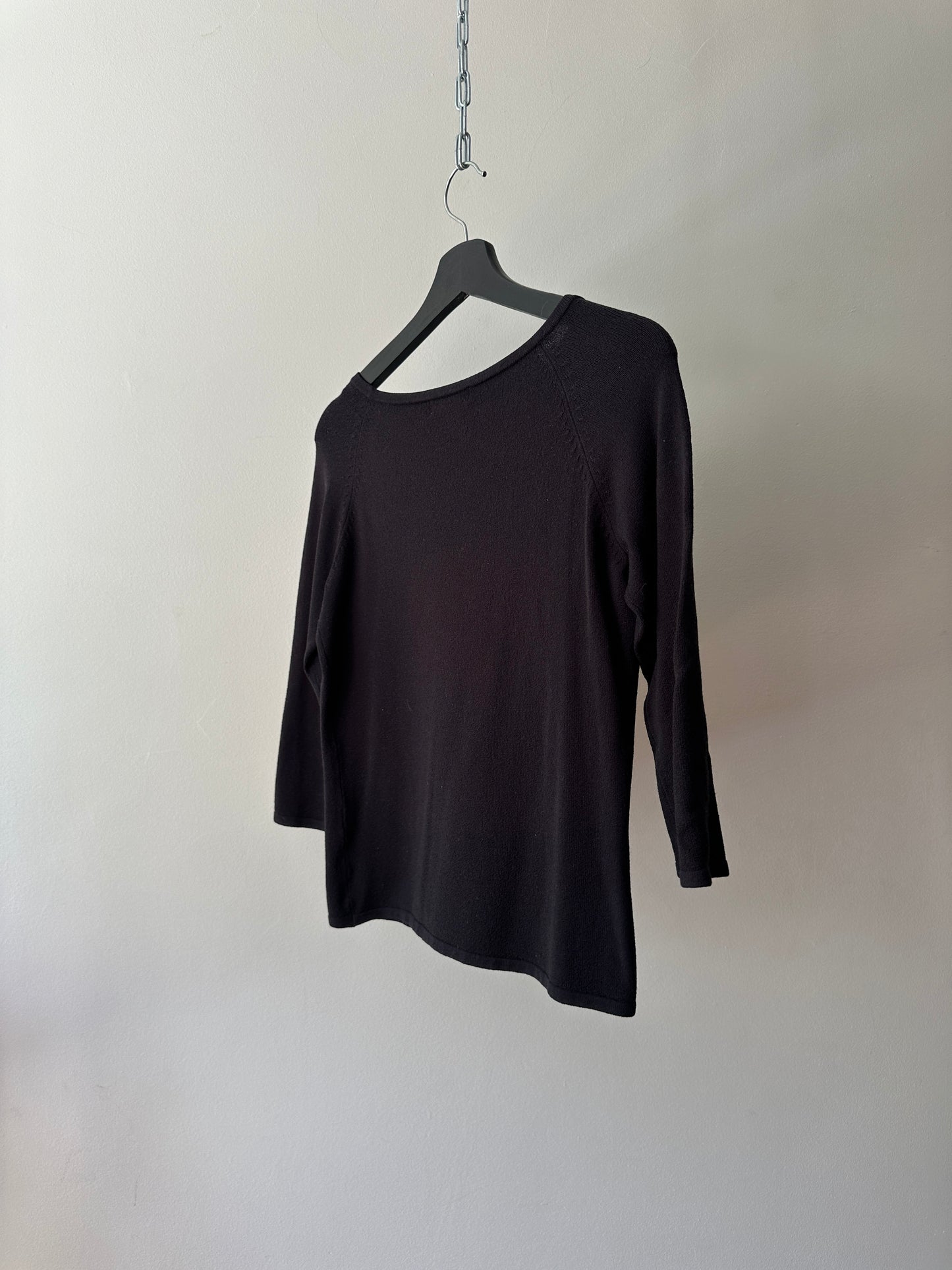 deep purple half sleeve cardigan