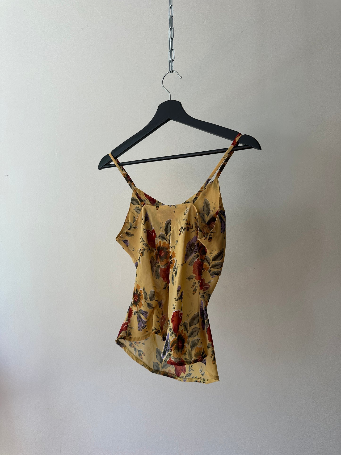 vintage floral strappy top