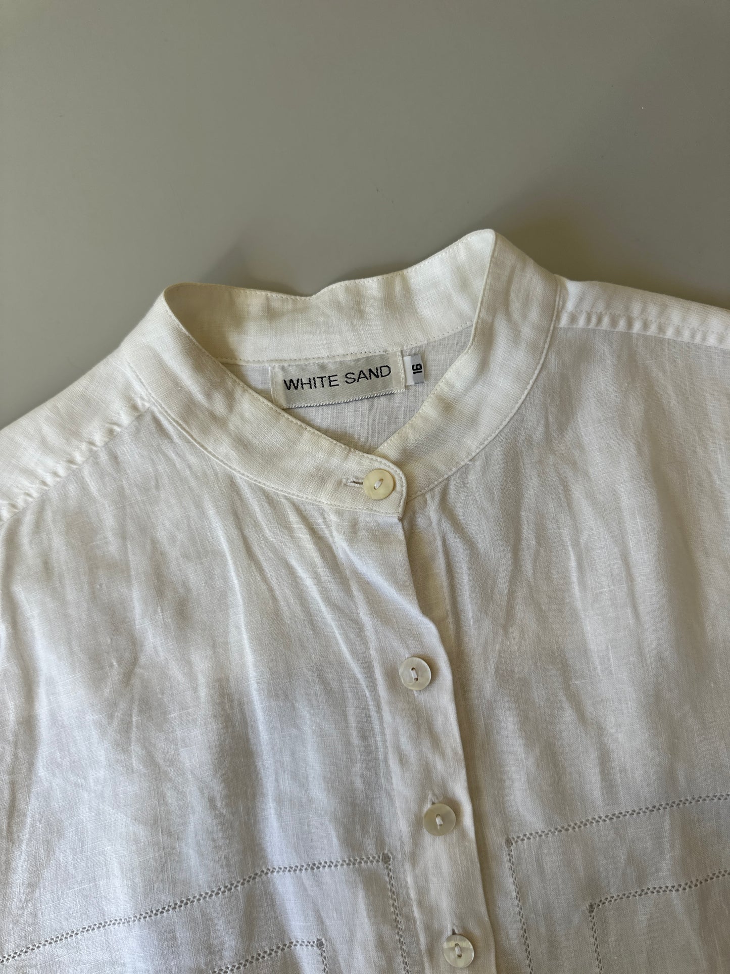 linen button up