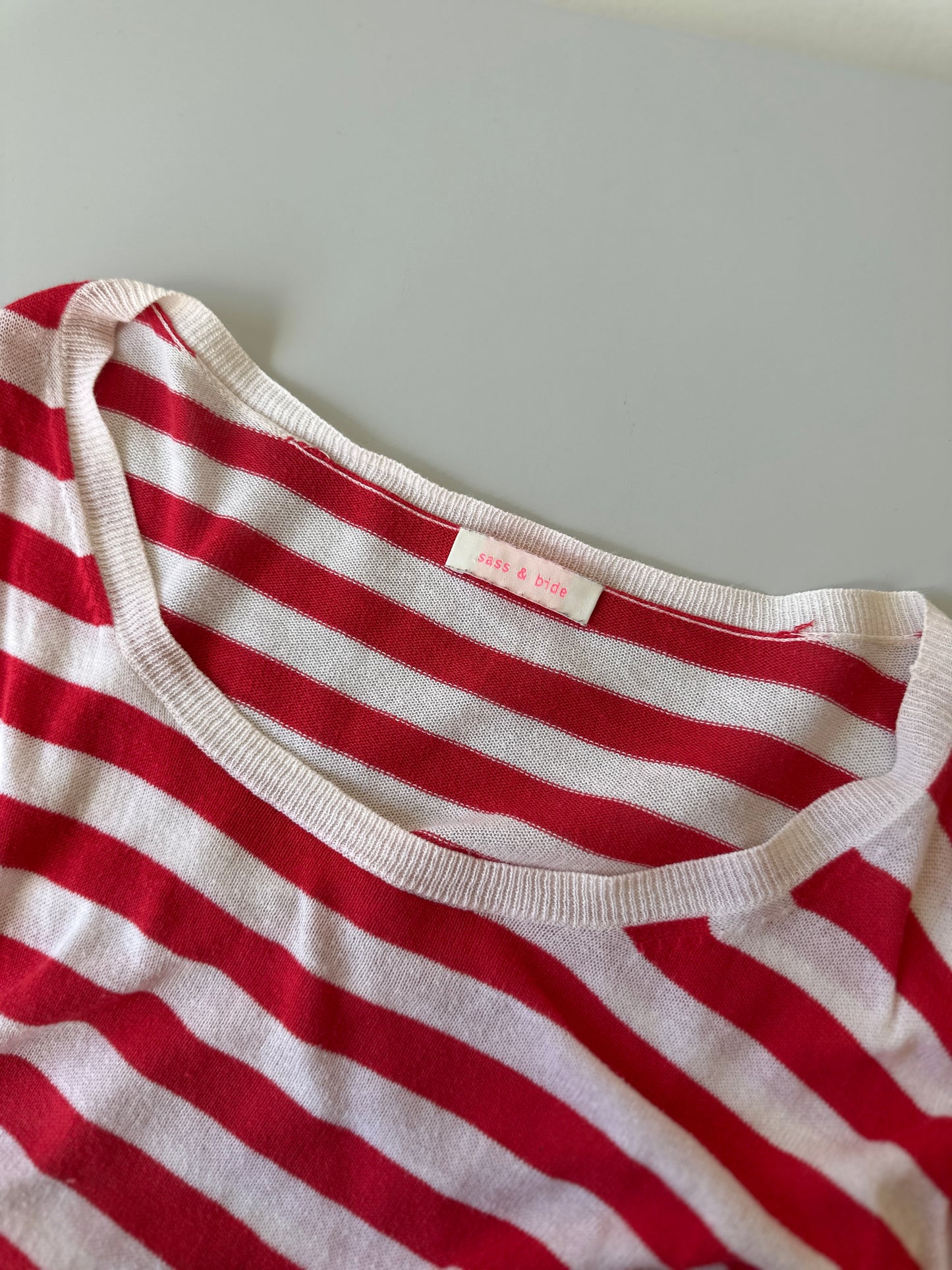 candy cane striped jumper