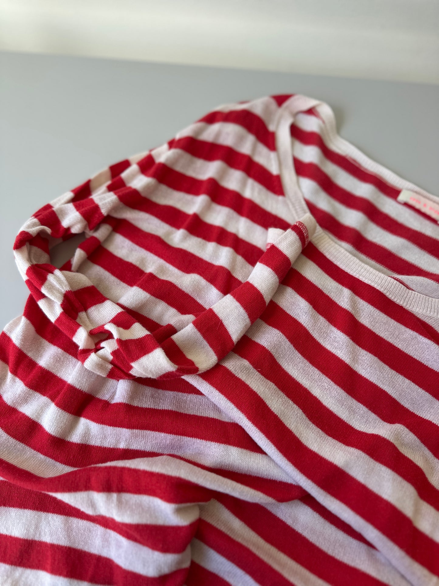 candy cane striped jumper
