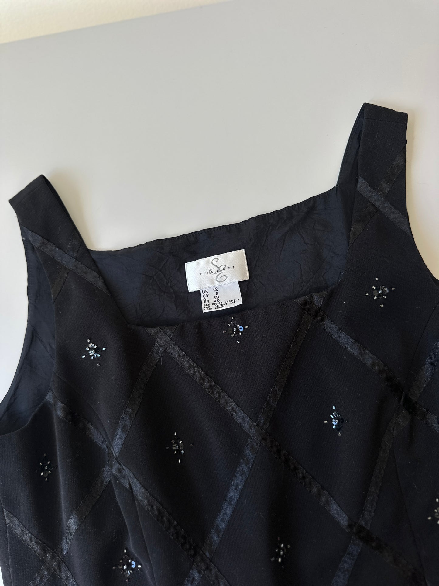 velvet square neck bodice