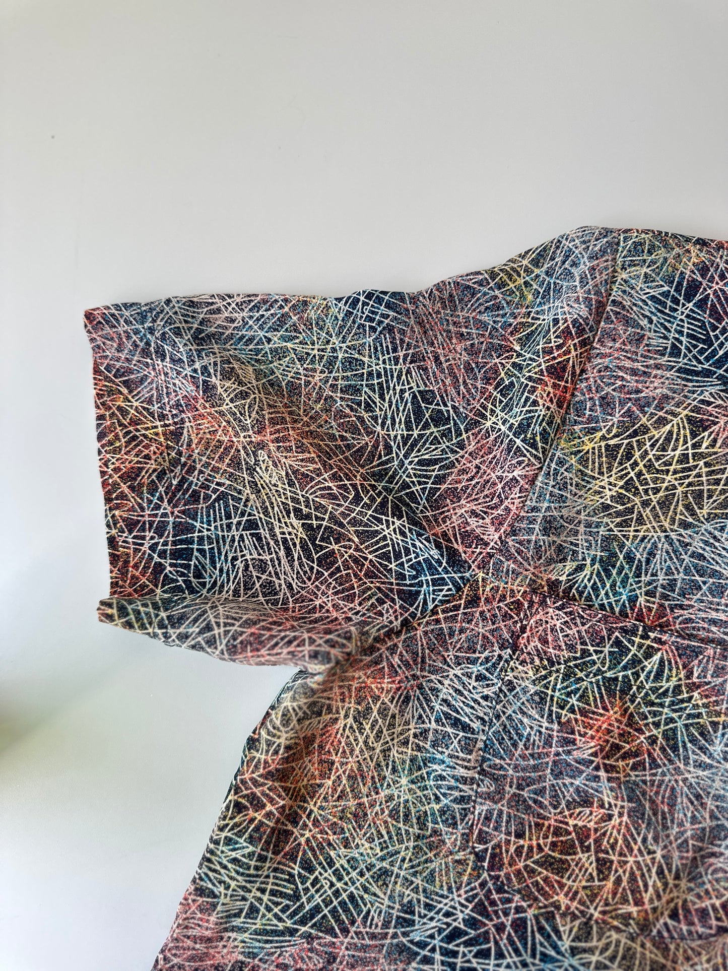 vintage multicoloured button up