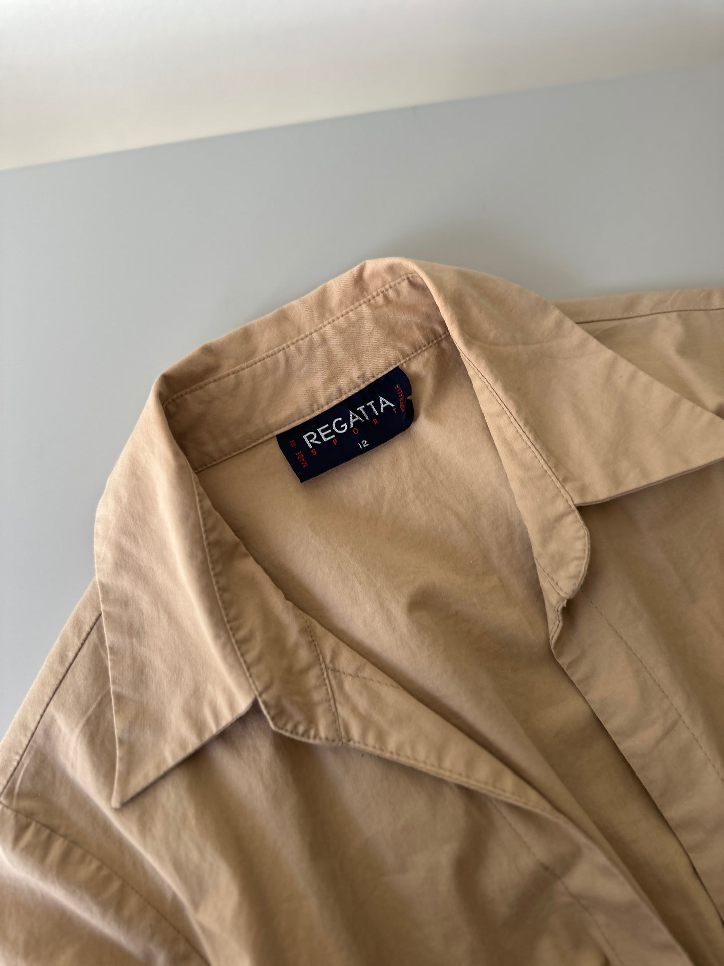 wrap around cotton blouse