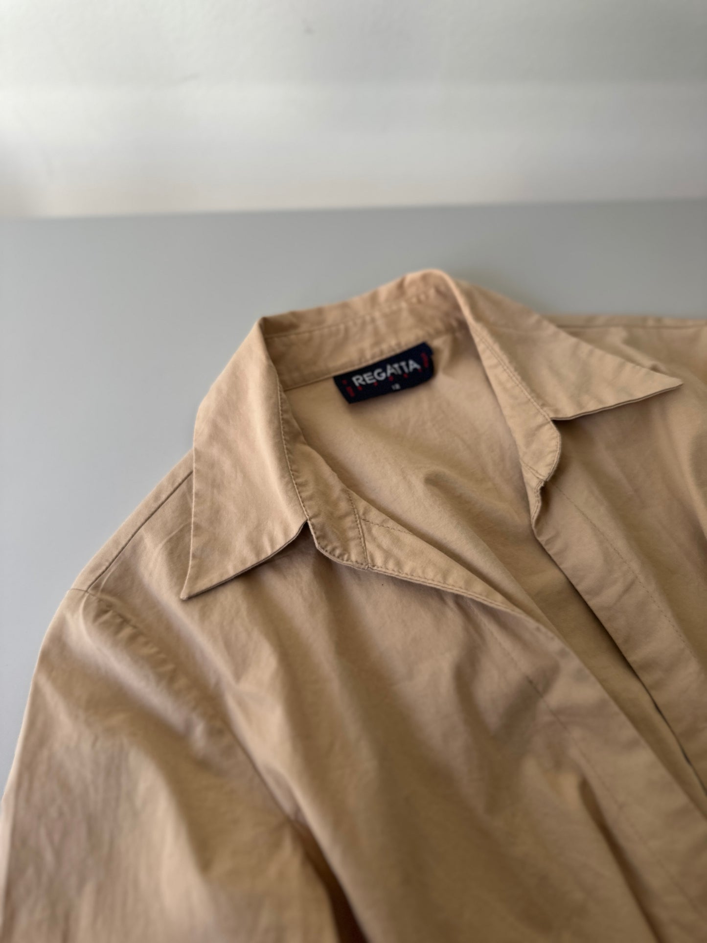 wrap around cotton blouse