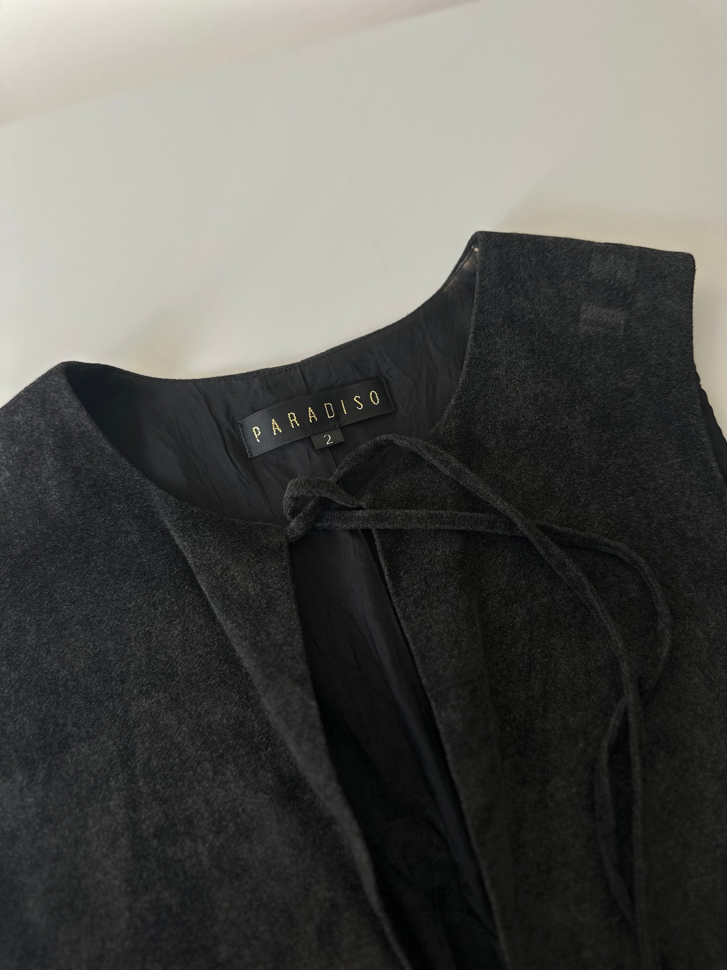 grey velvet short sleeve