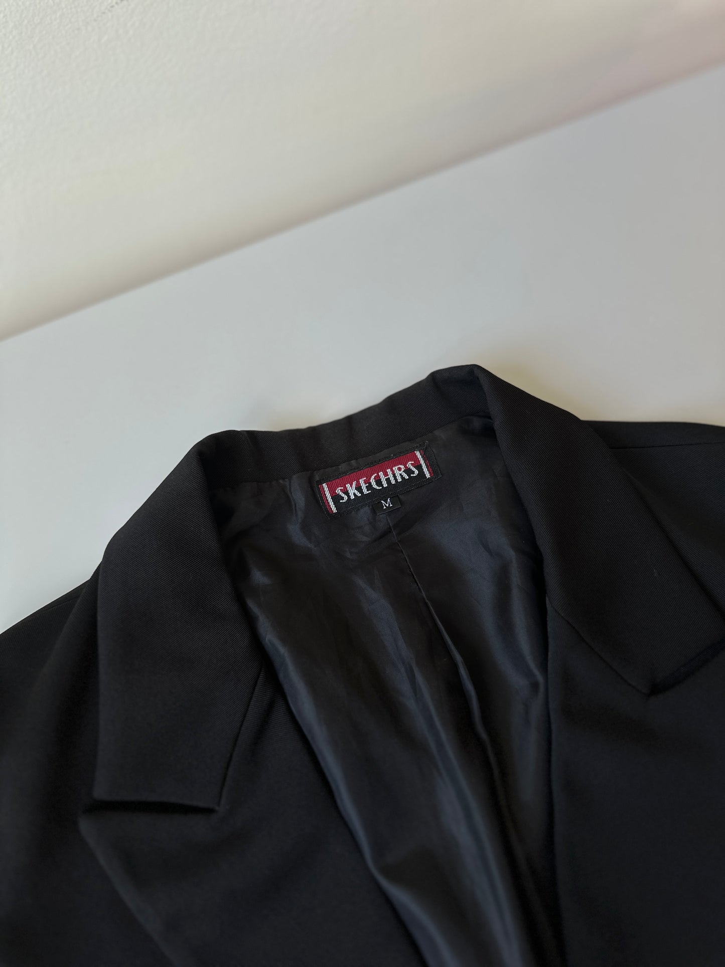 black double breast blazer