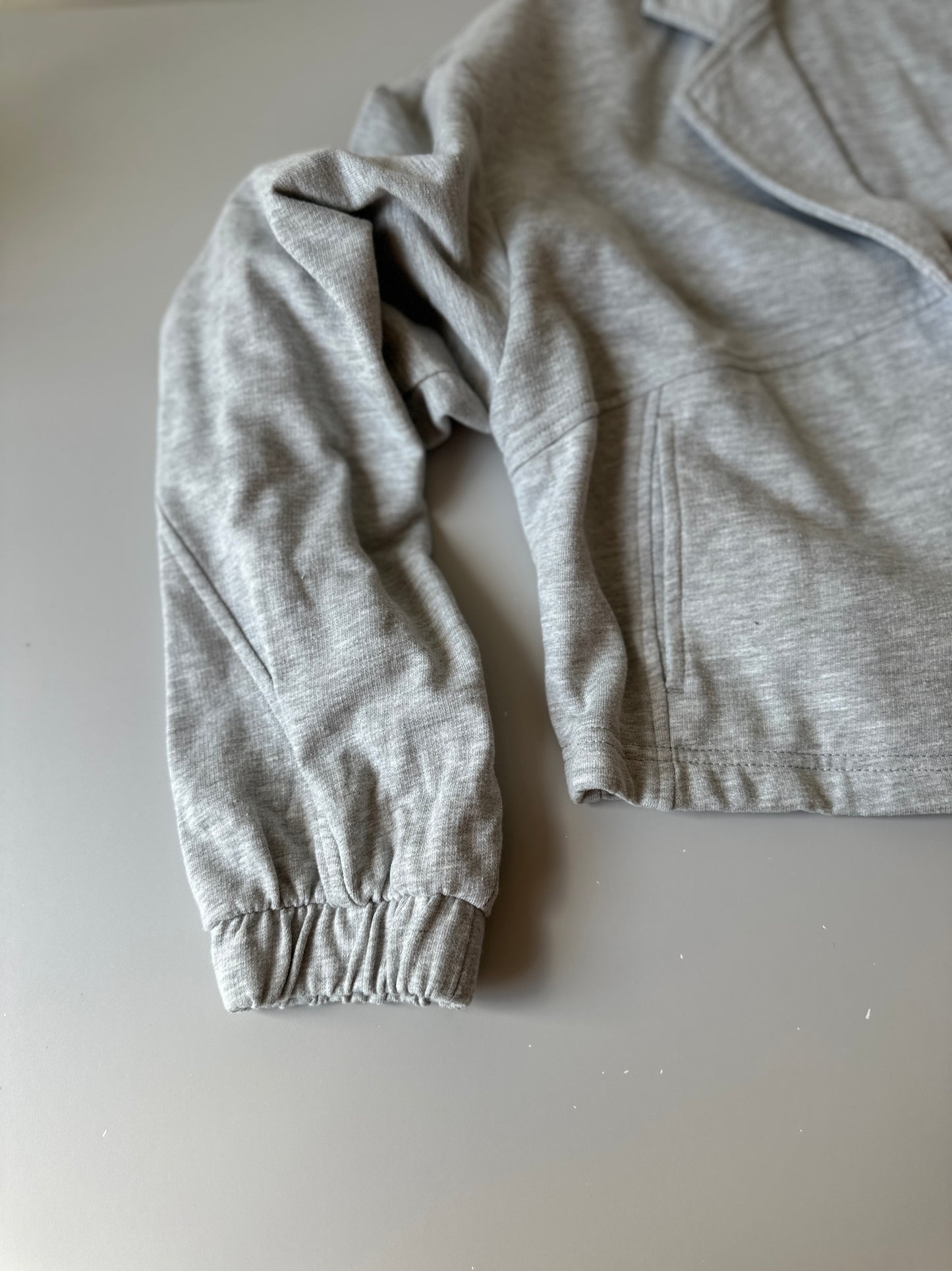 cropped puma sweat jacket