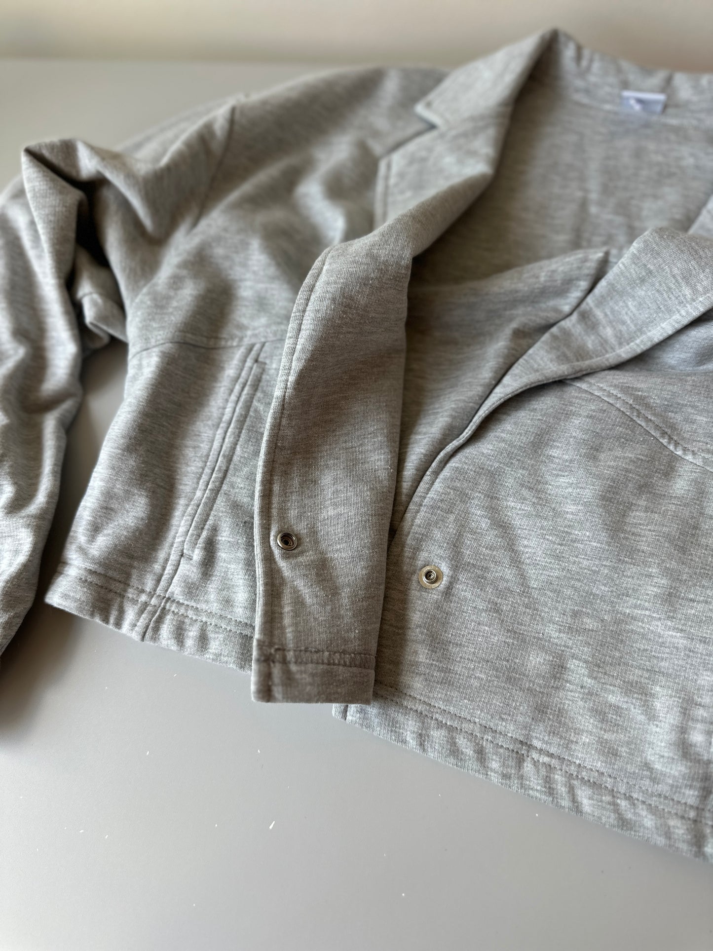 cropped puma sweat jacket