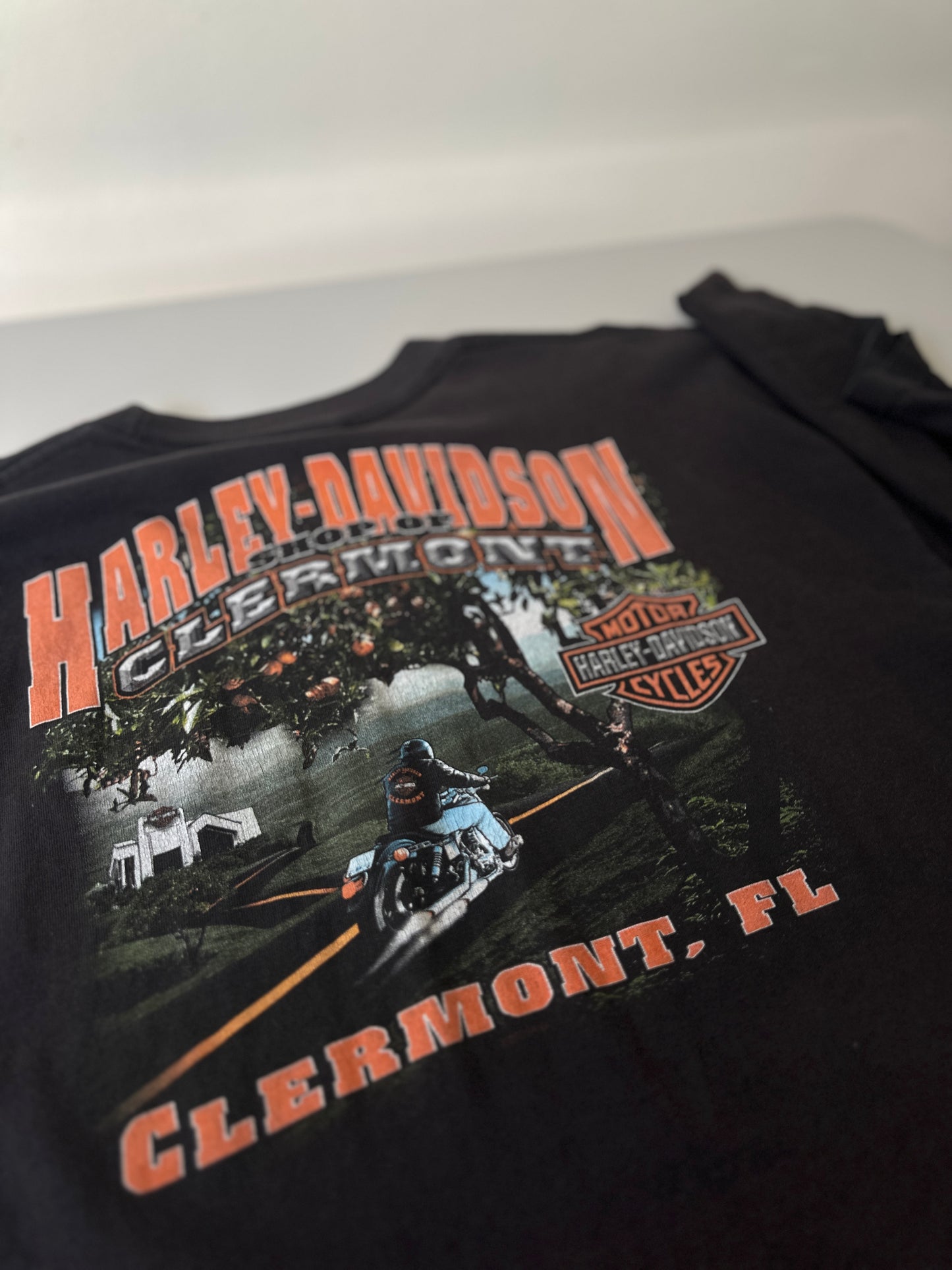 Harley Davidson cropped tee