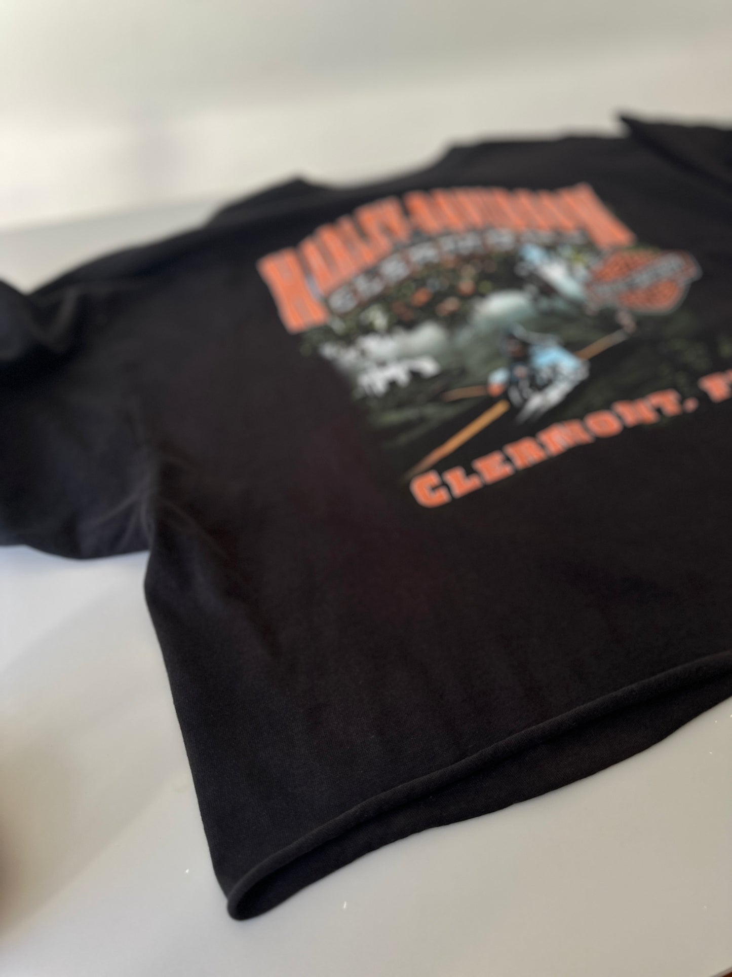Harley Davidson cropped tee