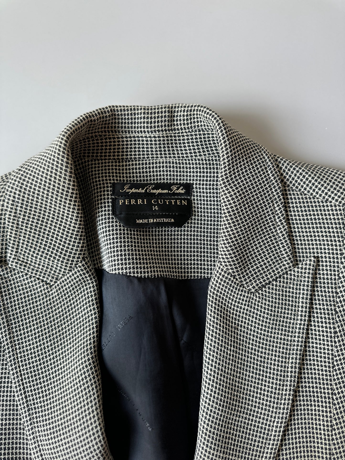 Perri Cutten two piece suit