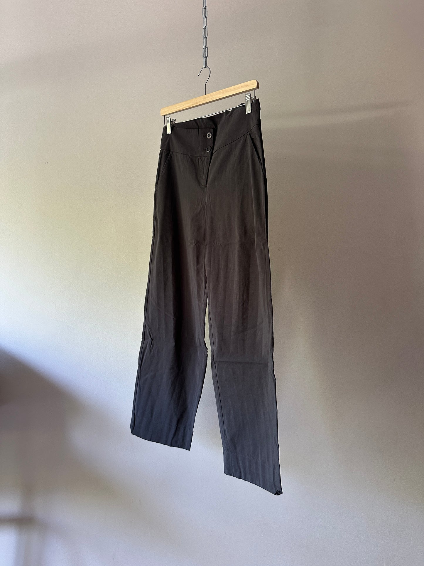 grey stretchy work pants