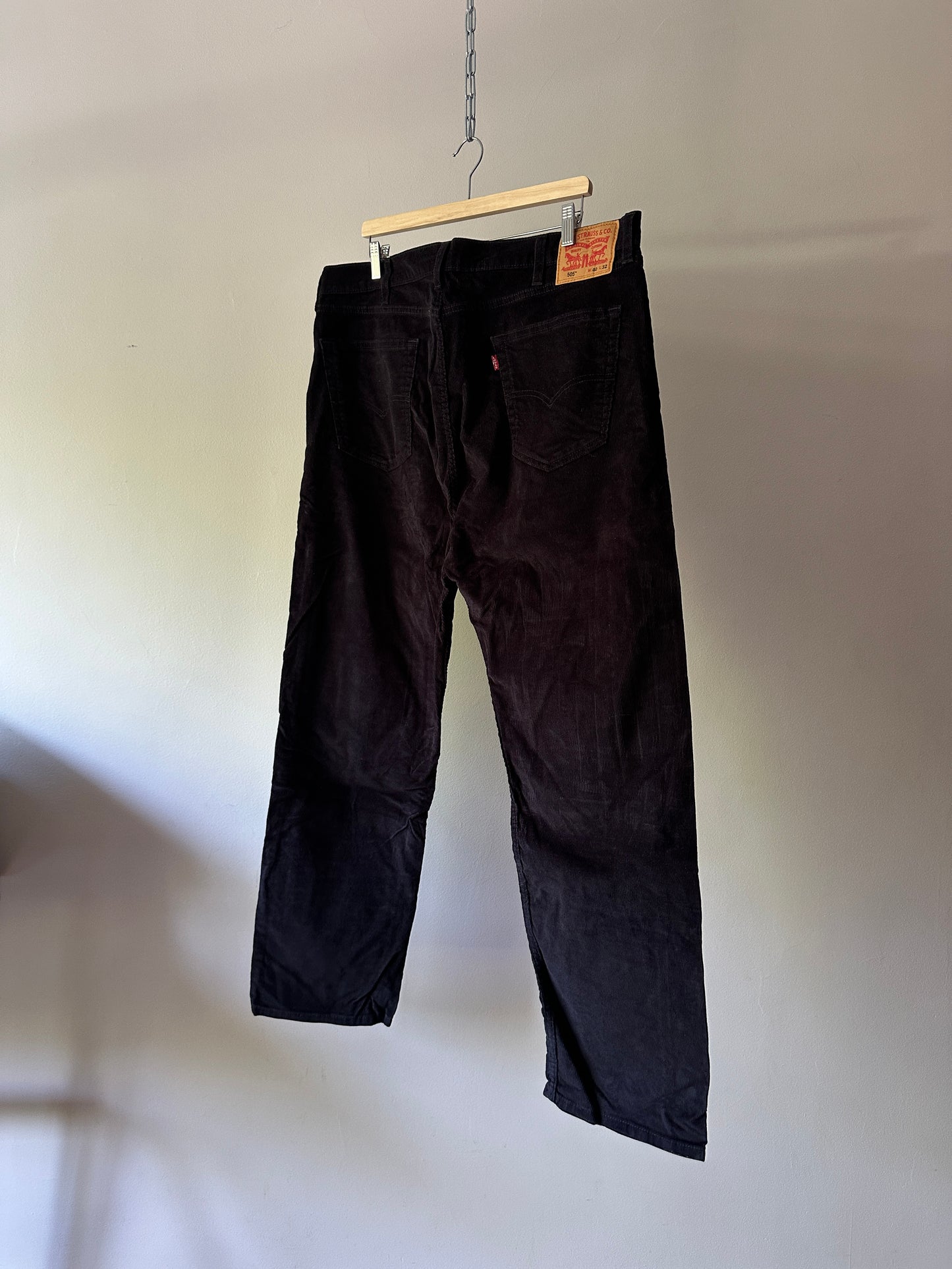 Levi's black corduroy pants
