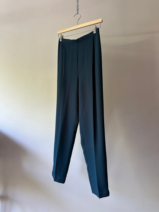 turquoise high waisted pants