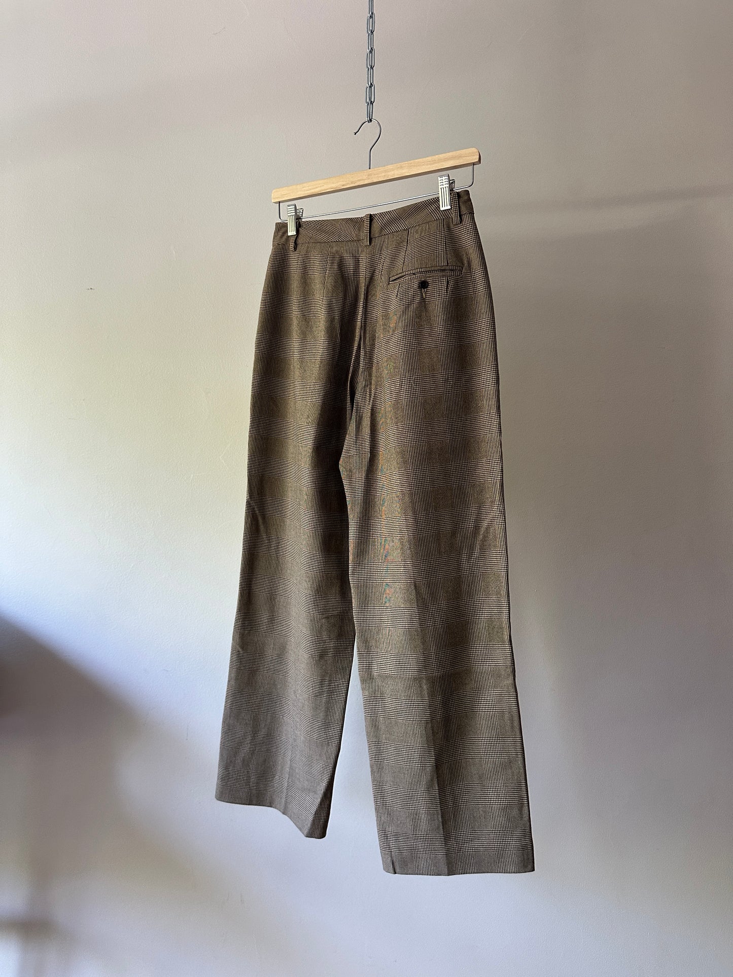 brown high waisted pants