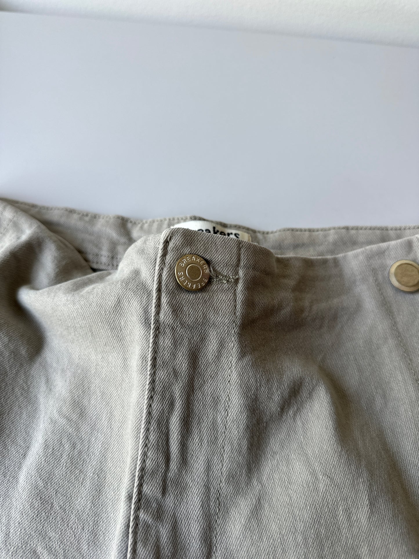 olive denim high waist jeans