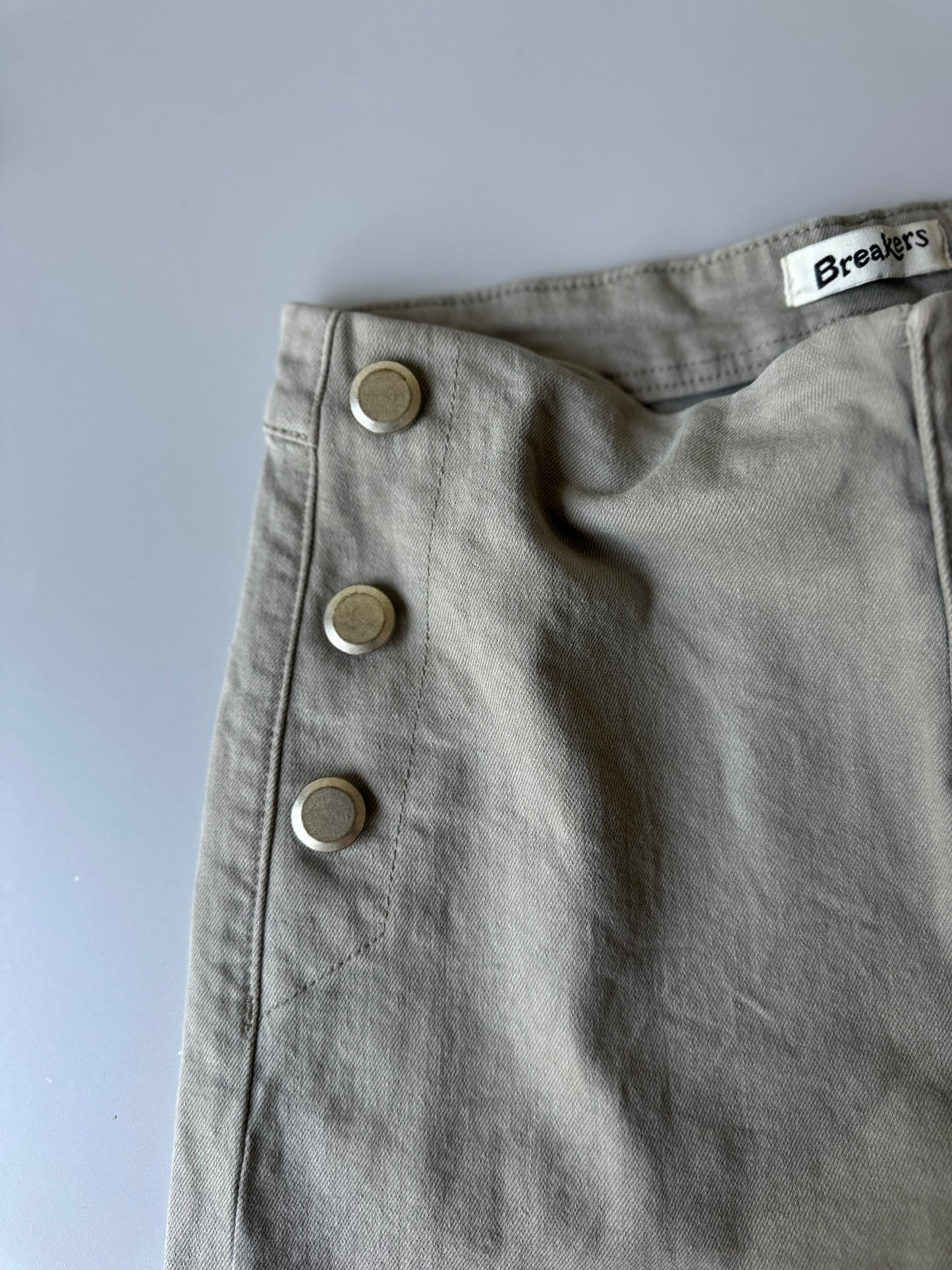 olive denim high waist jeans