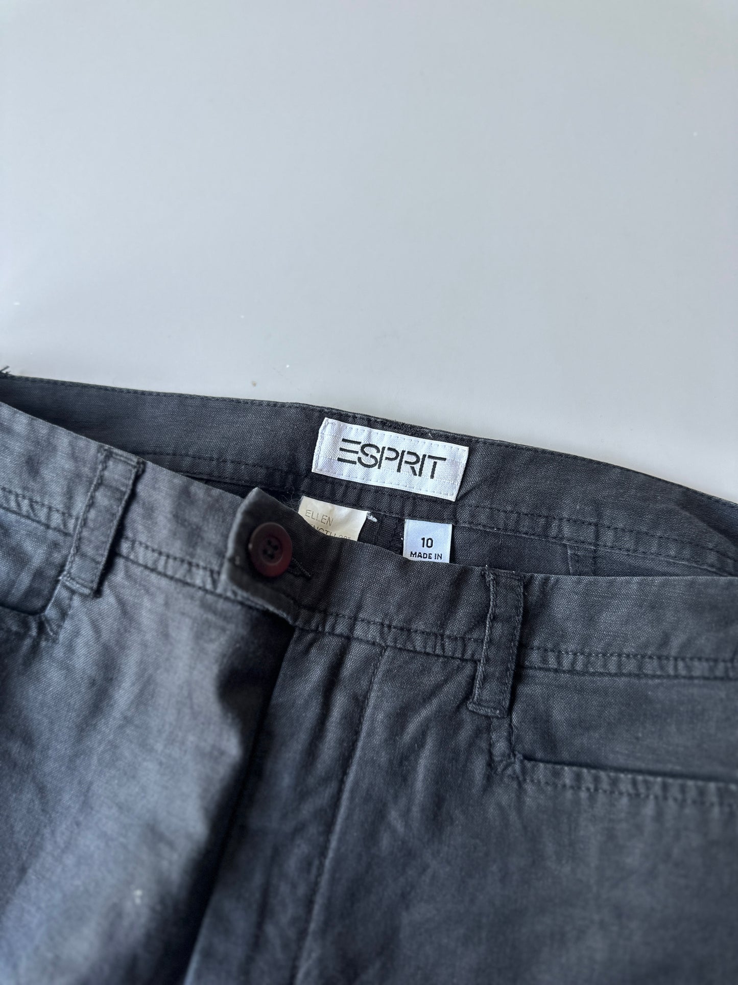 ESPRIT black linen trousers