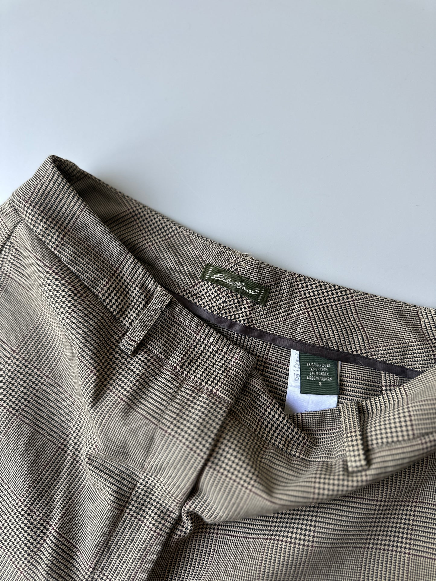 brown high waisted pants