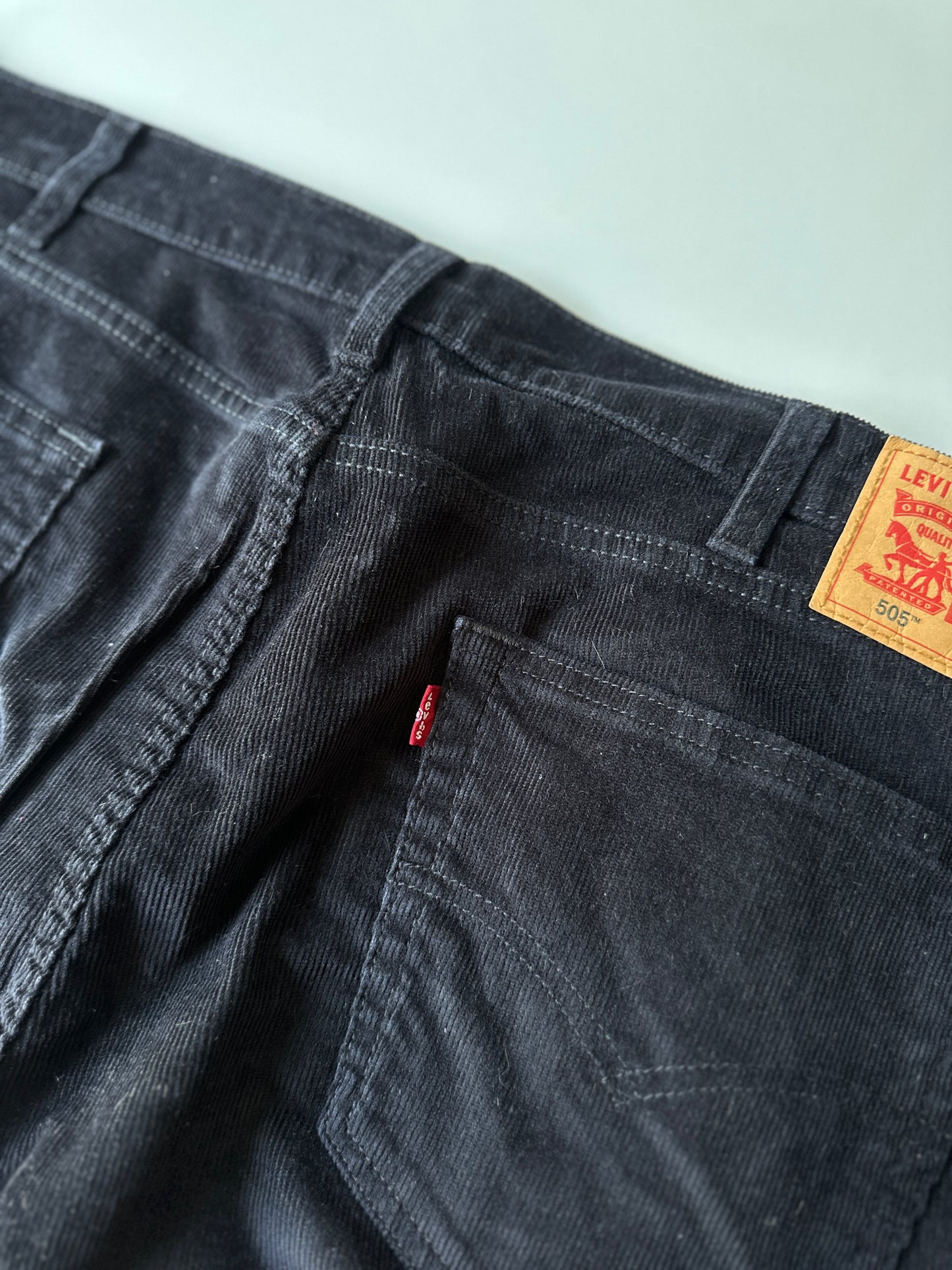 Levi's black corduroy pants