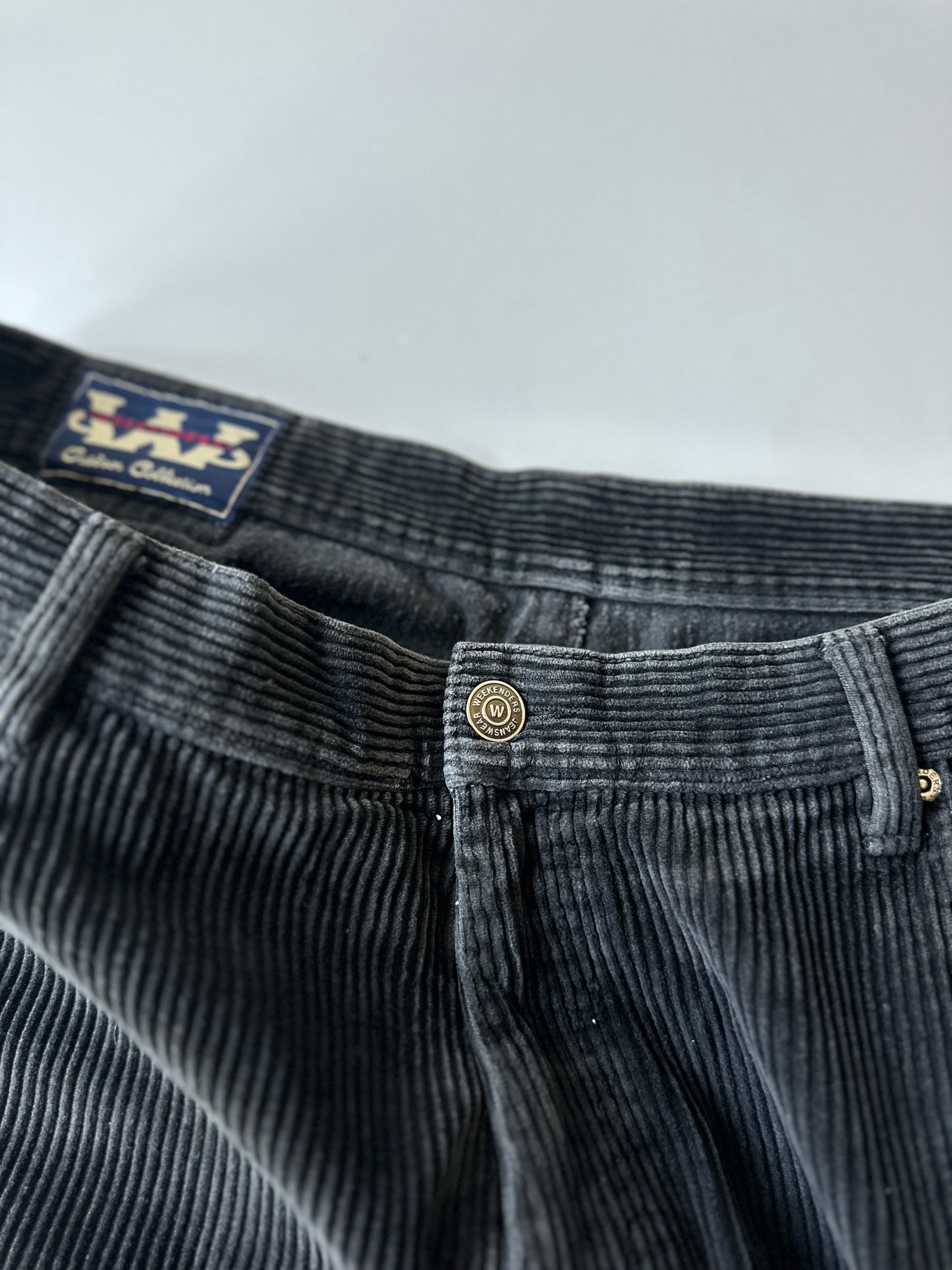 black corduroy pants