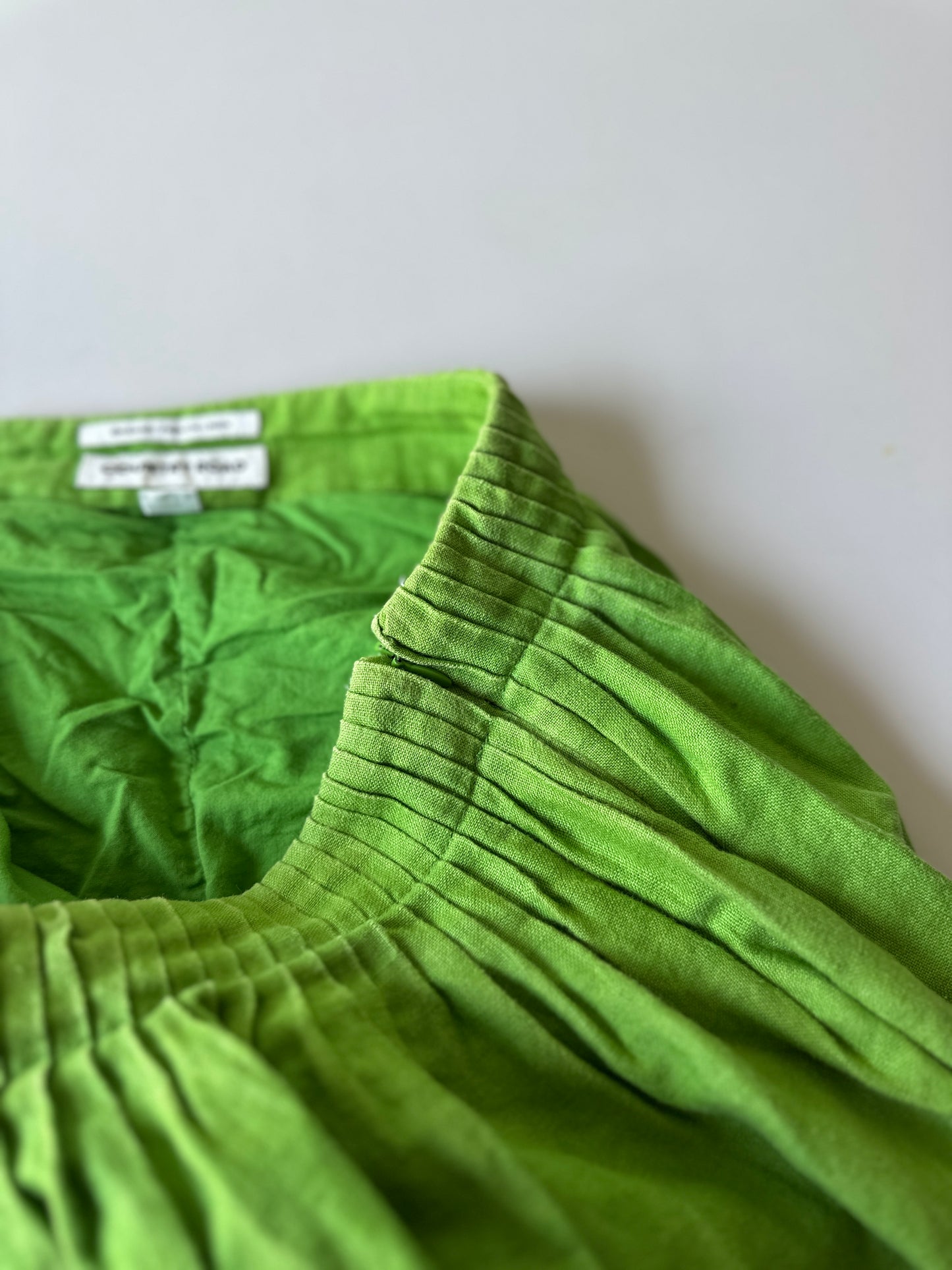 Country Road green linen maxi skirt