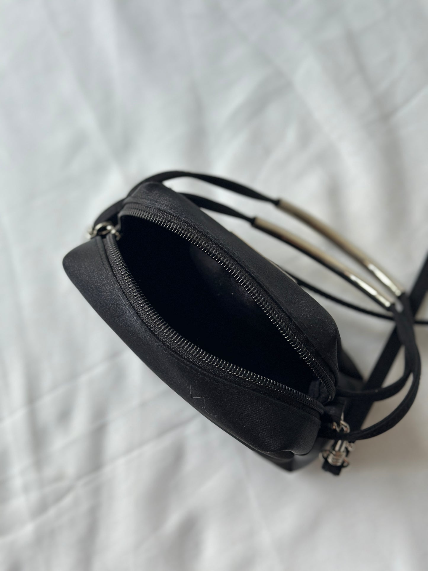 satin long/short strap purse