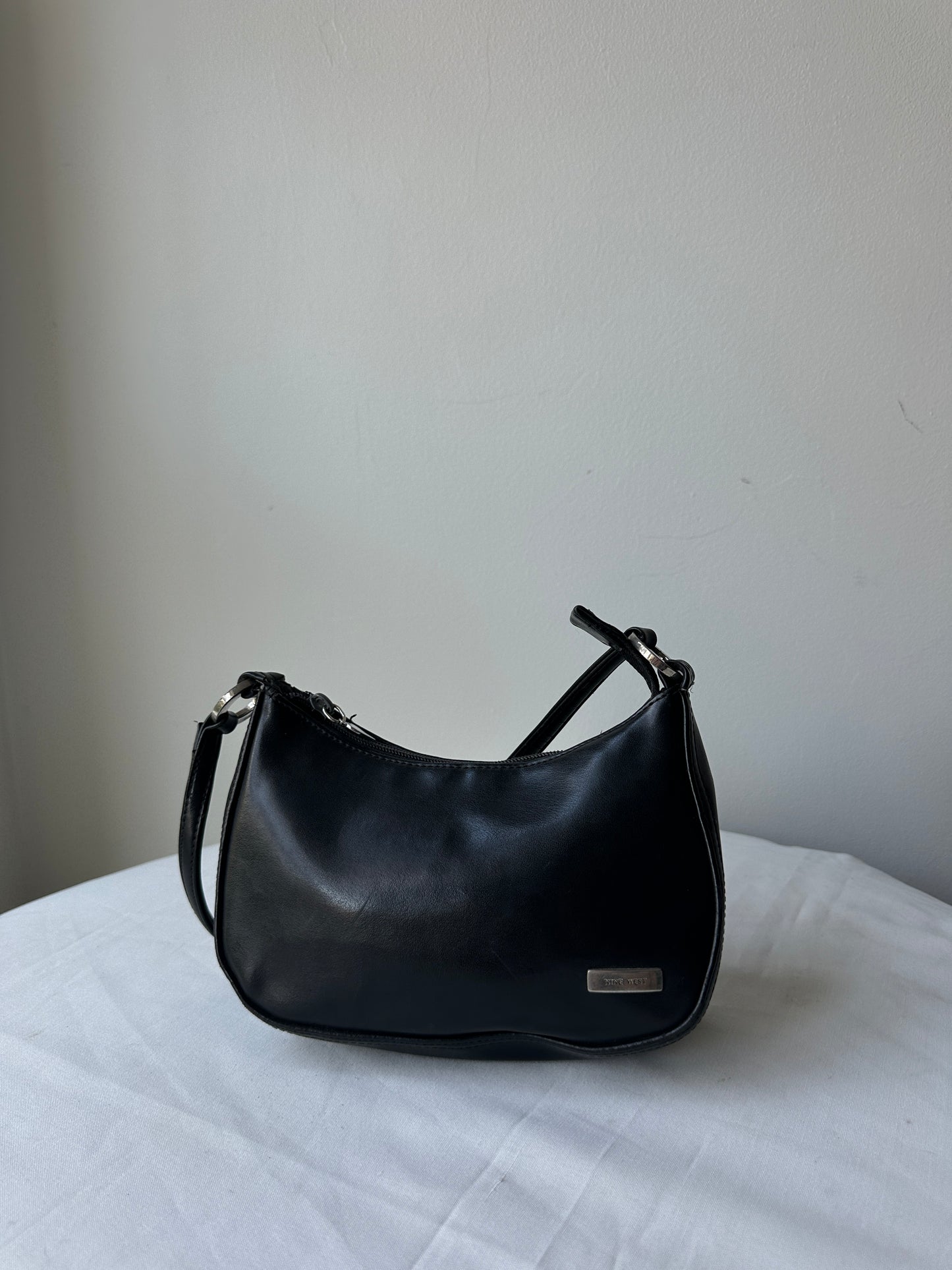 small black soft leather purse