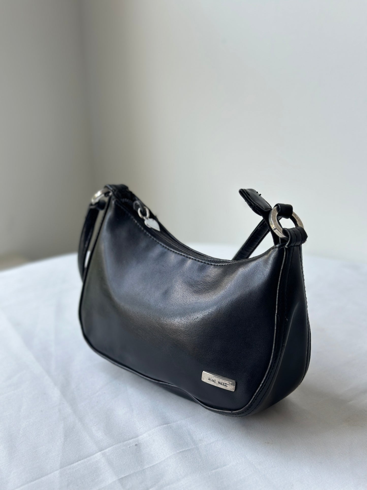 small black soft leather purse