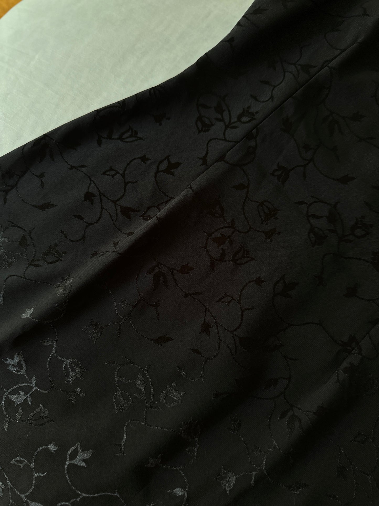 black floral LBD