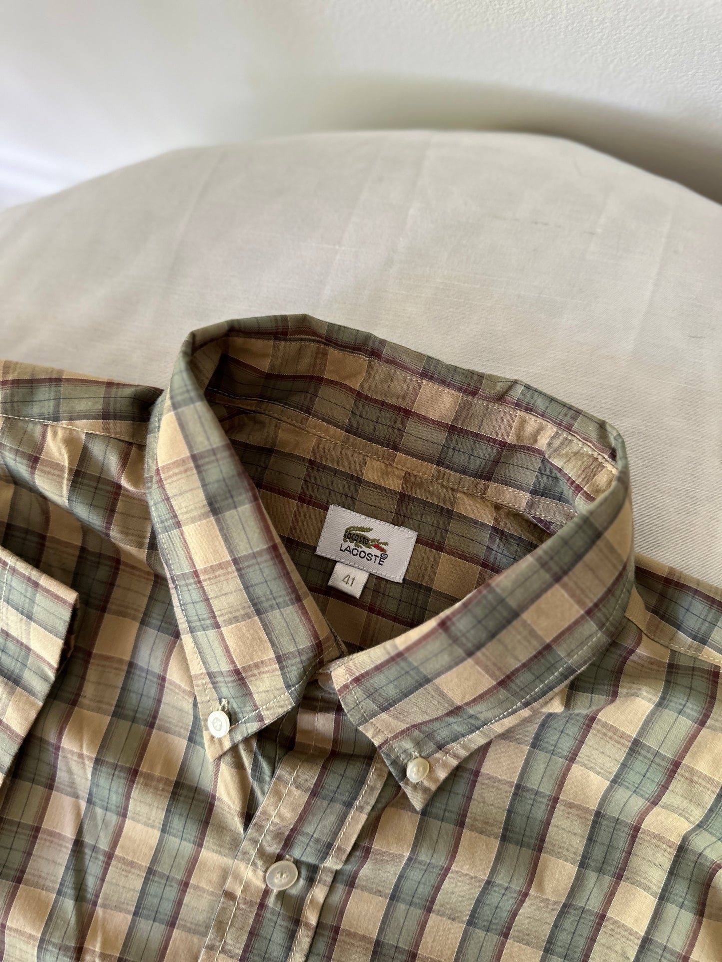 Lacoste short sleeve button up
