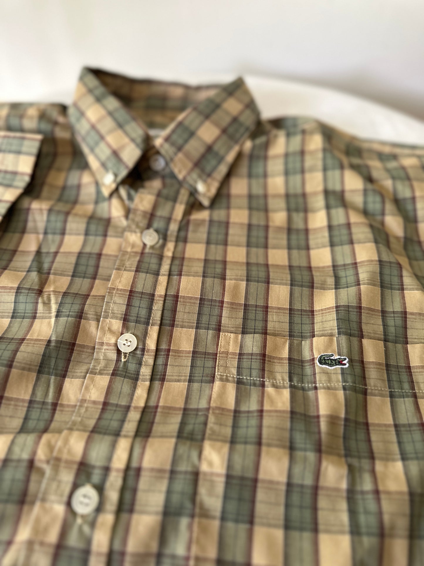 Lacoste short sleeve button up