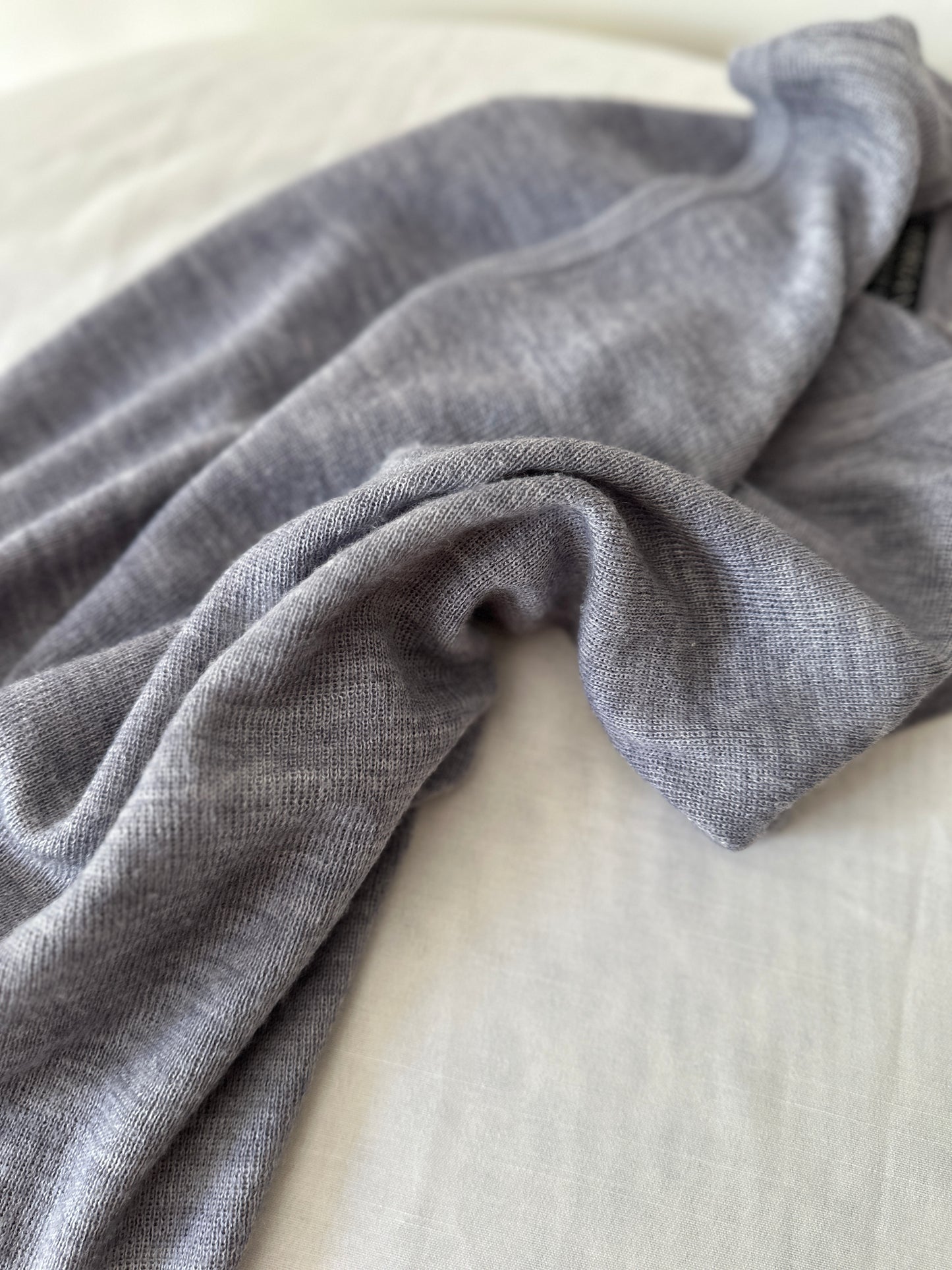grey woollen vest