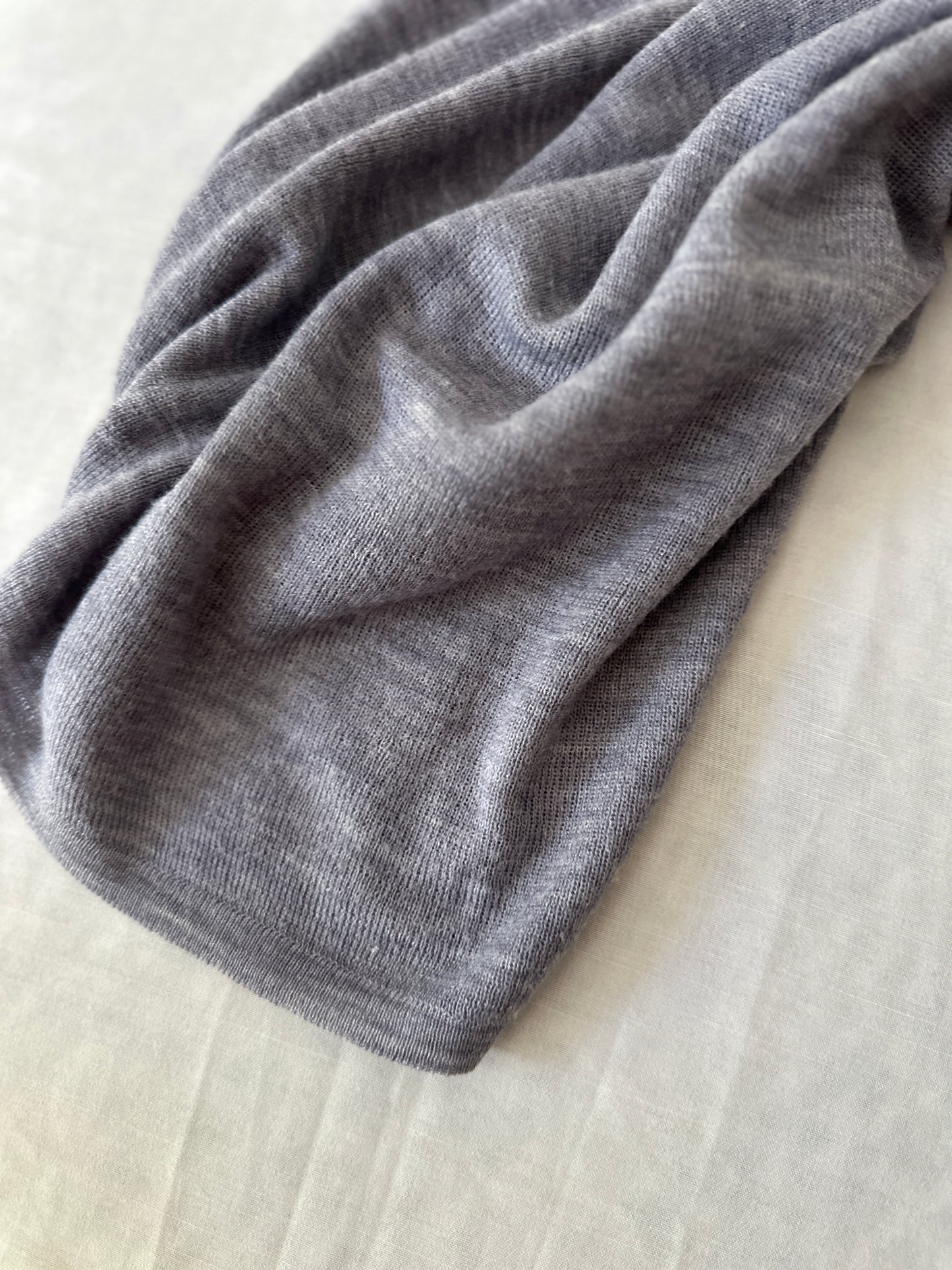 grey woollen vest