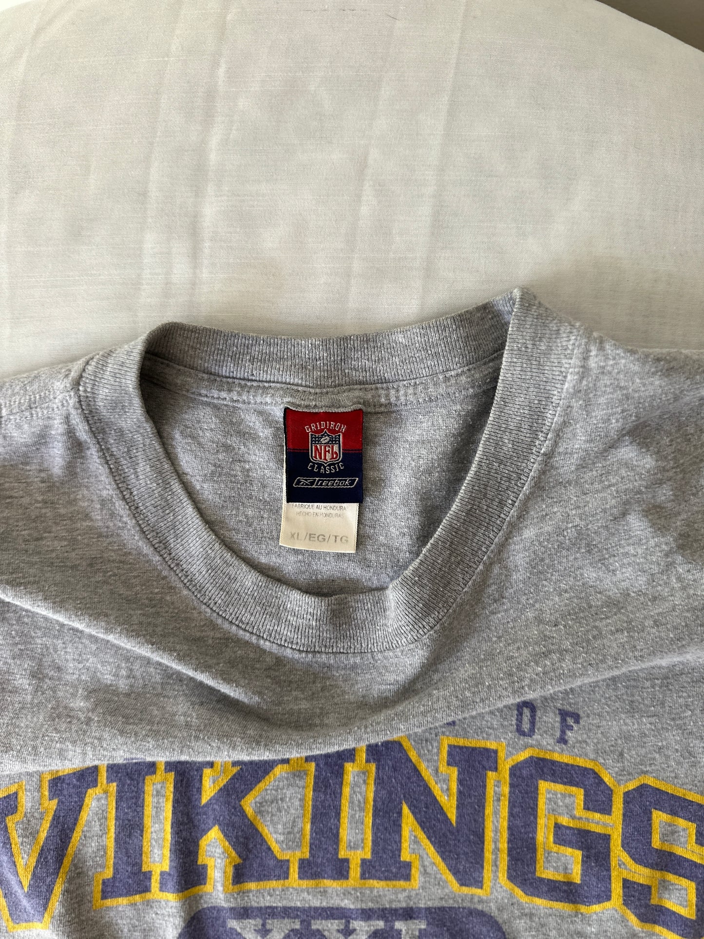 cropped reebok football tee