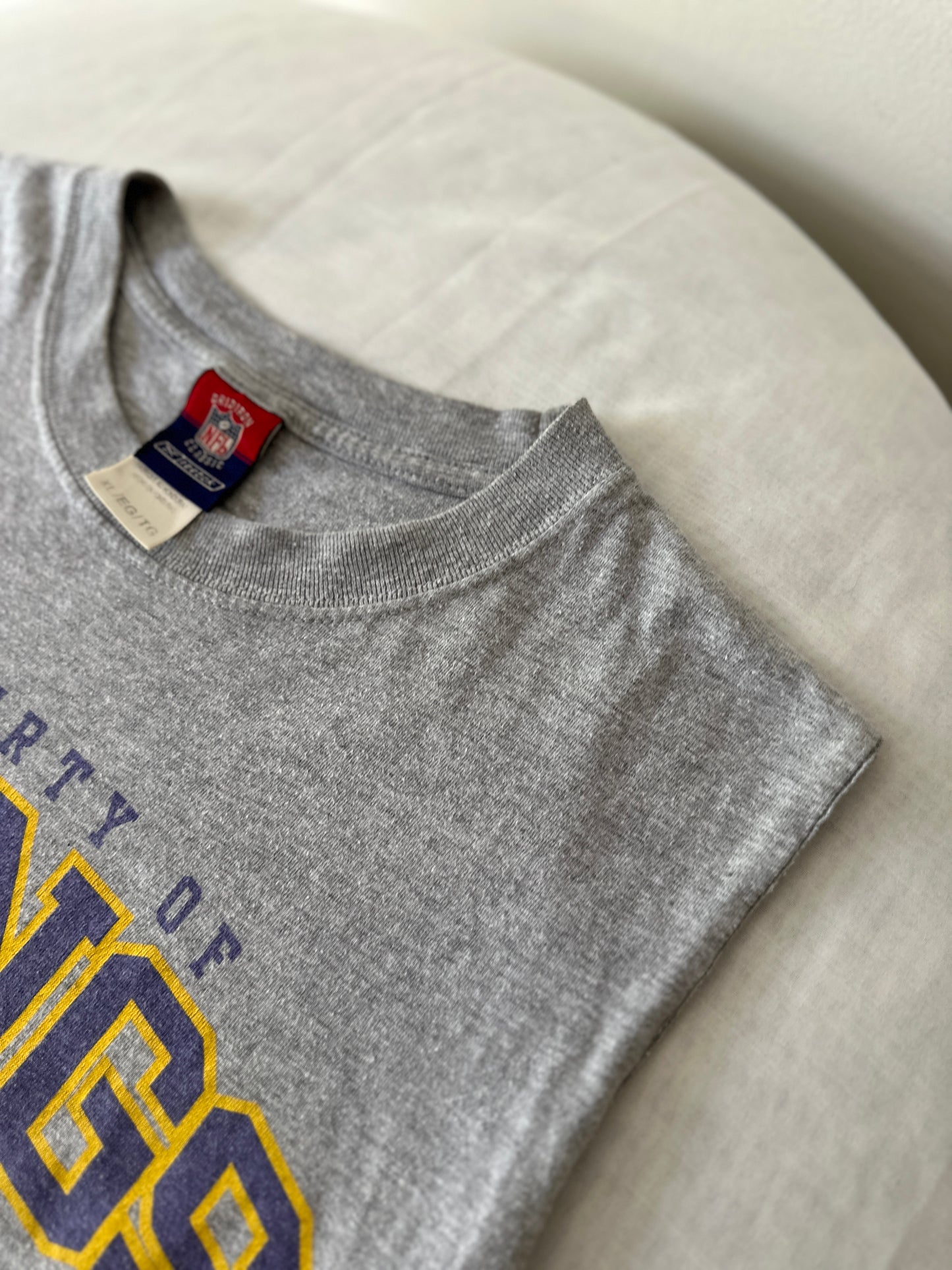cropped reebok football tee