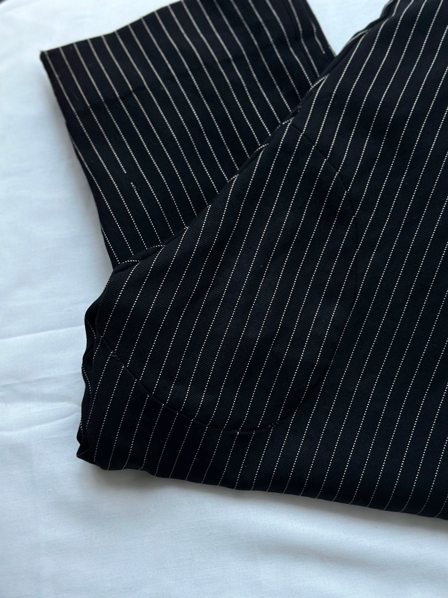 pin striped suit pants