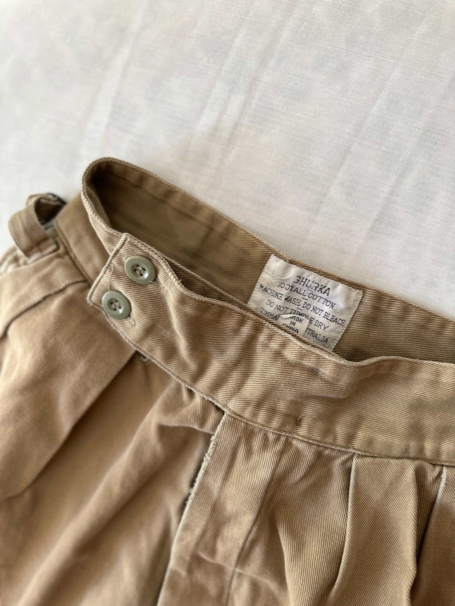high waist workwear shorts