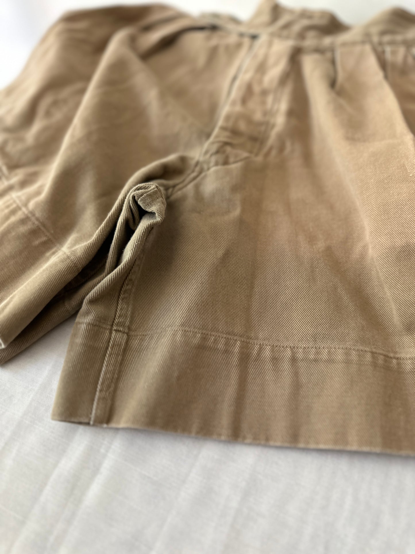 high waist workwear shorts