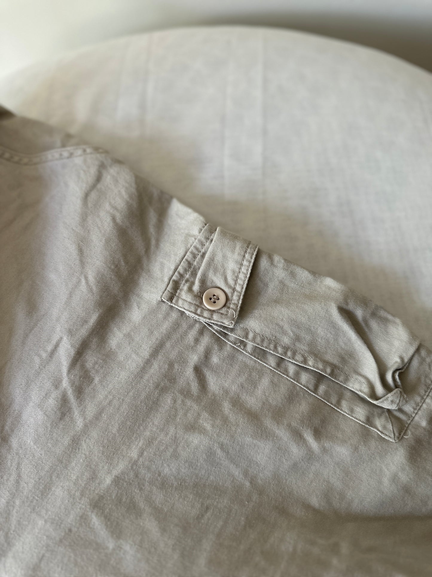 light beige long cargo pants