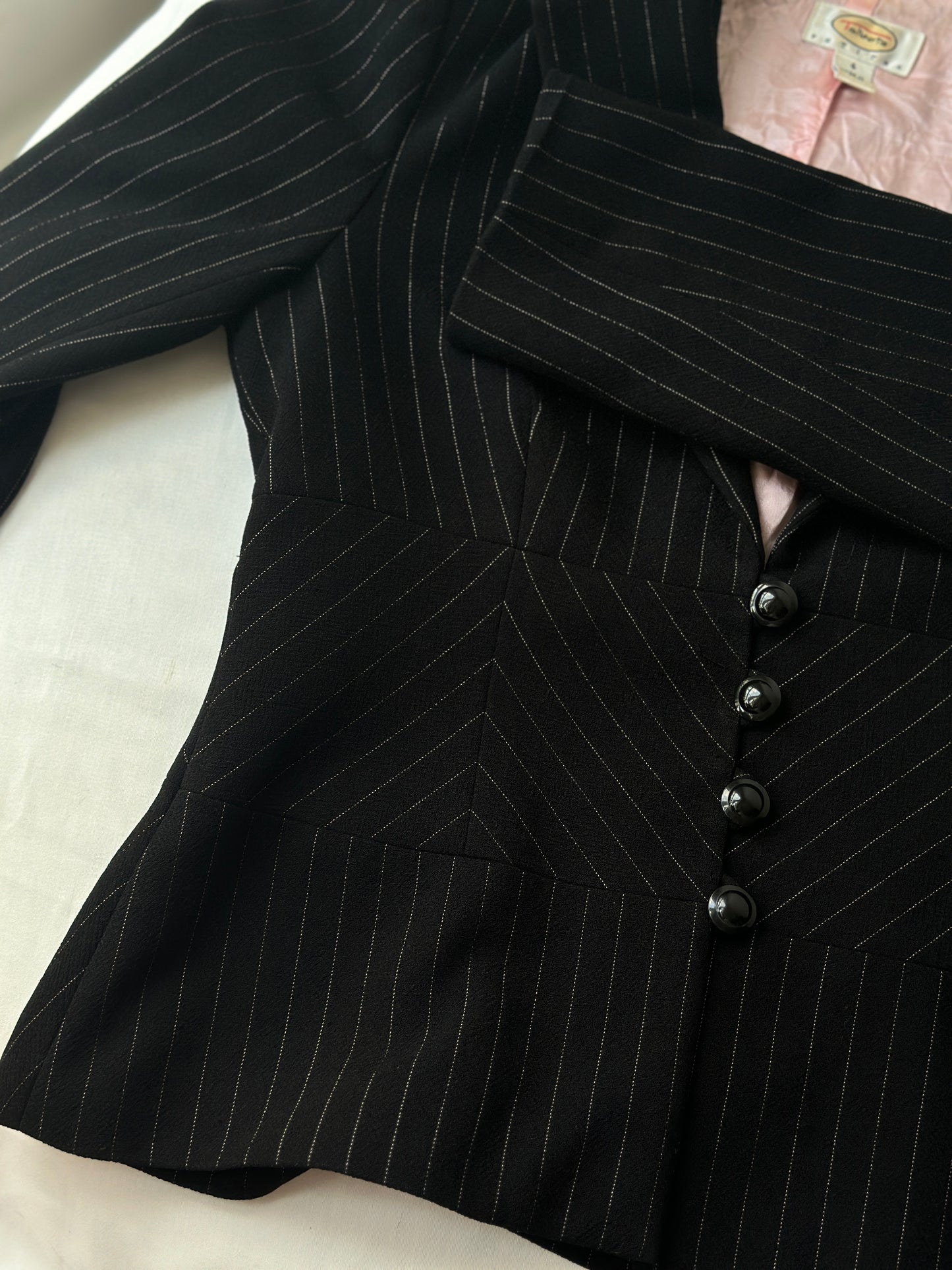 pin striped vintage suit jacket