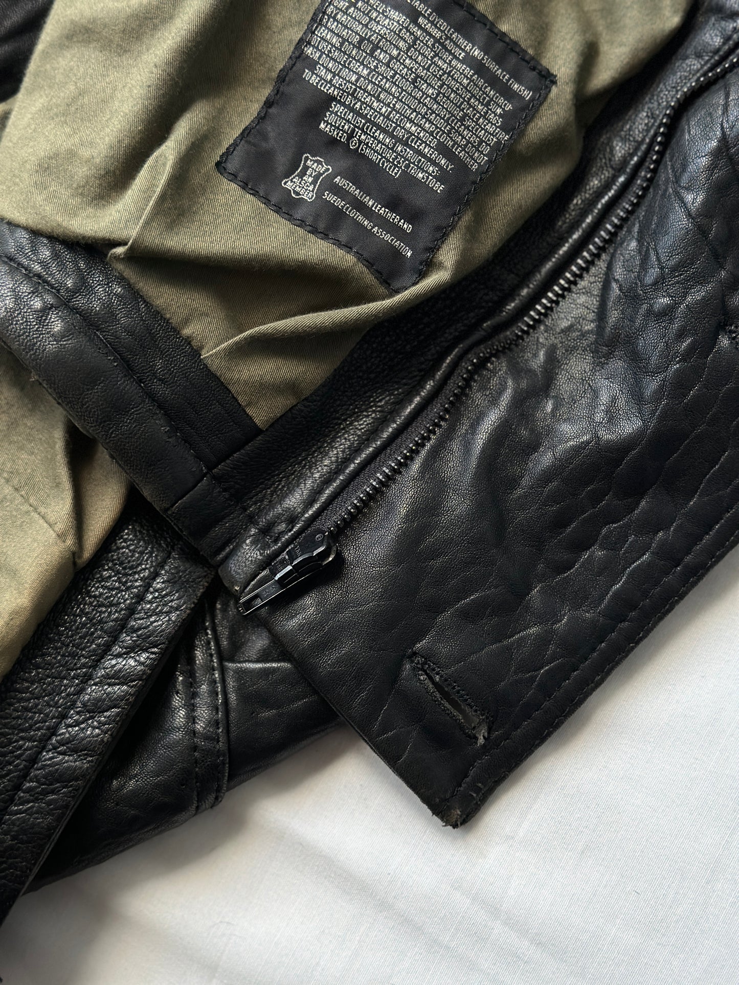 Australian made leather jacket