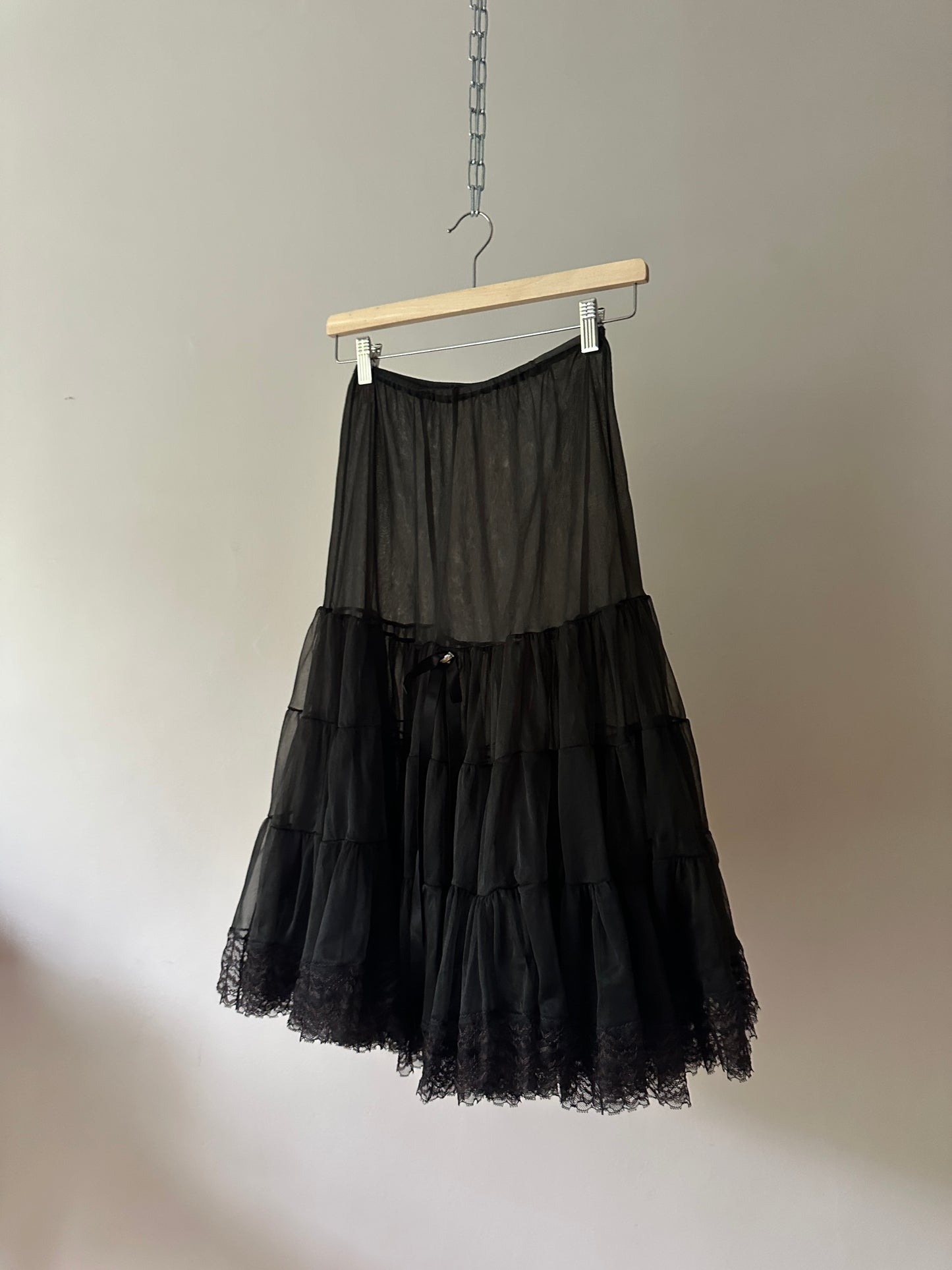 black sheer pedi coat