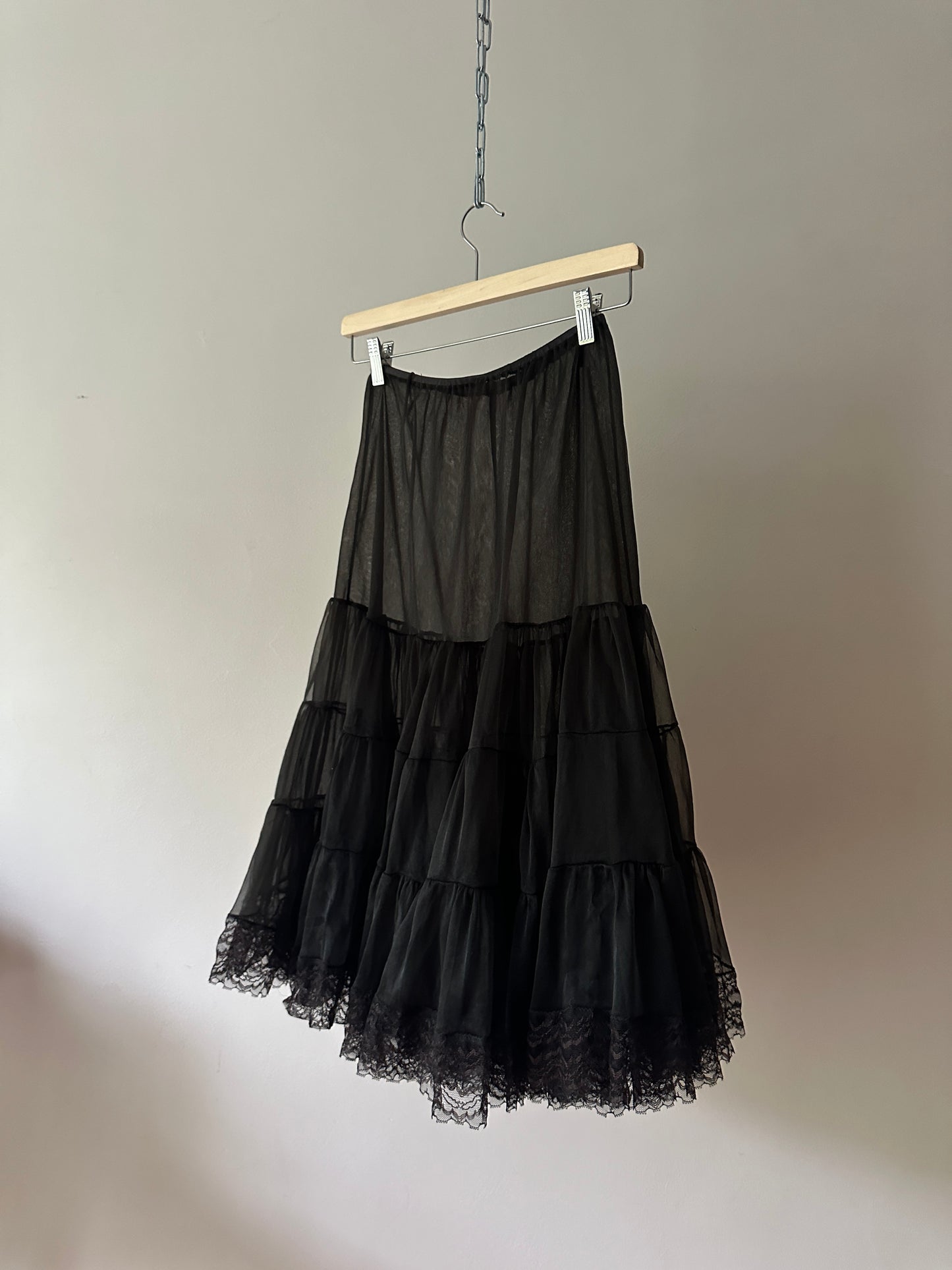 black sheer pedi coat