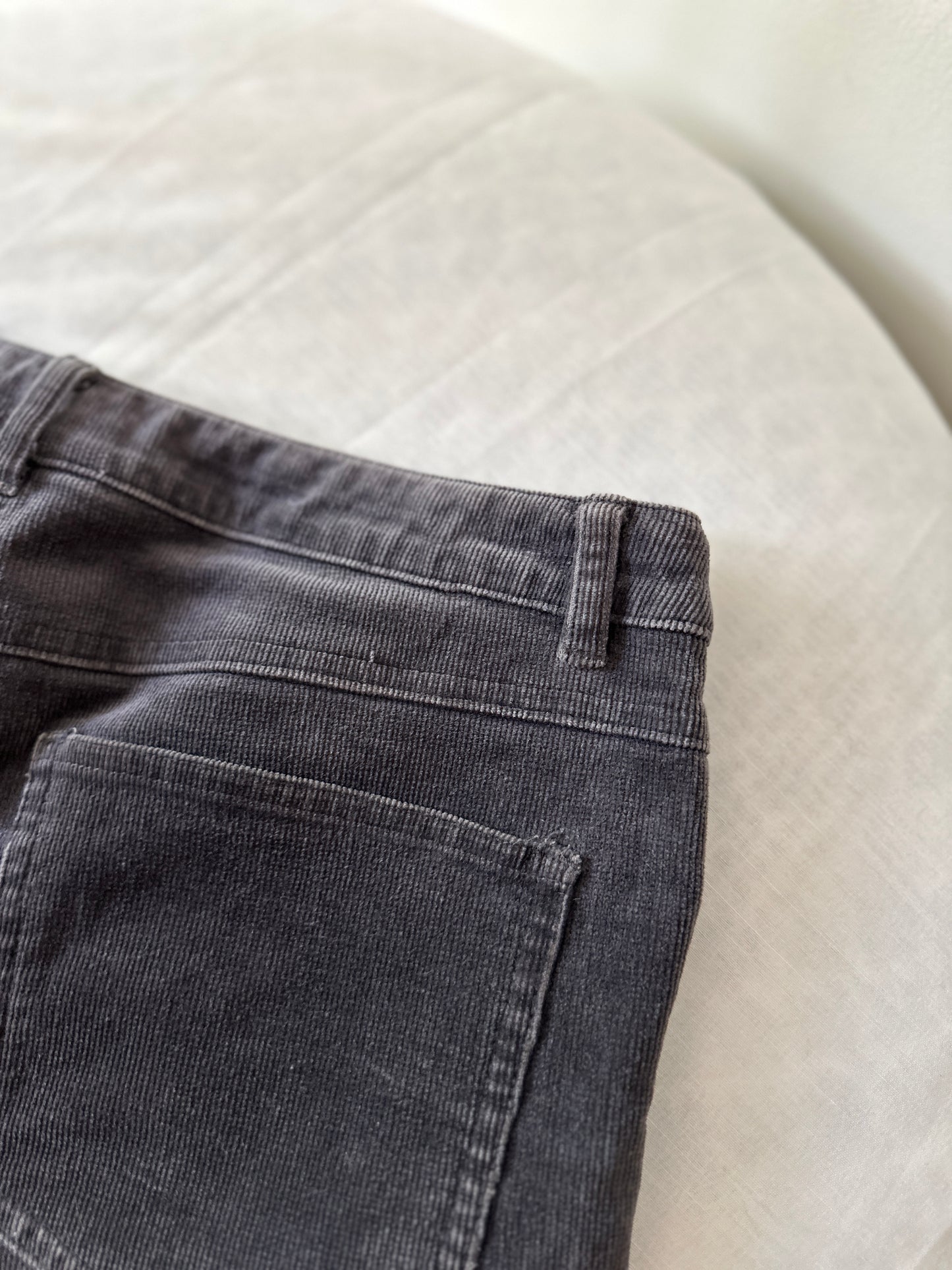 grey corduroy pants