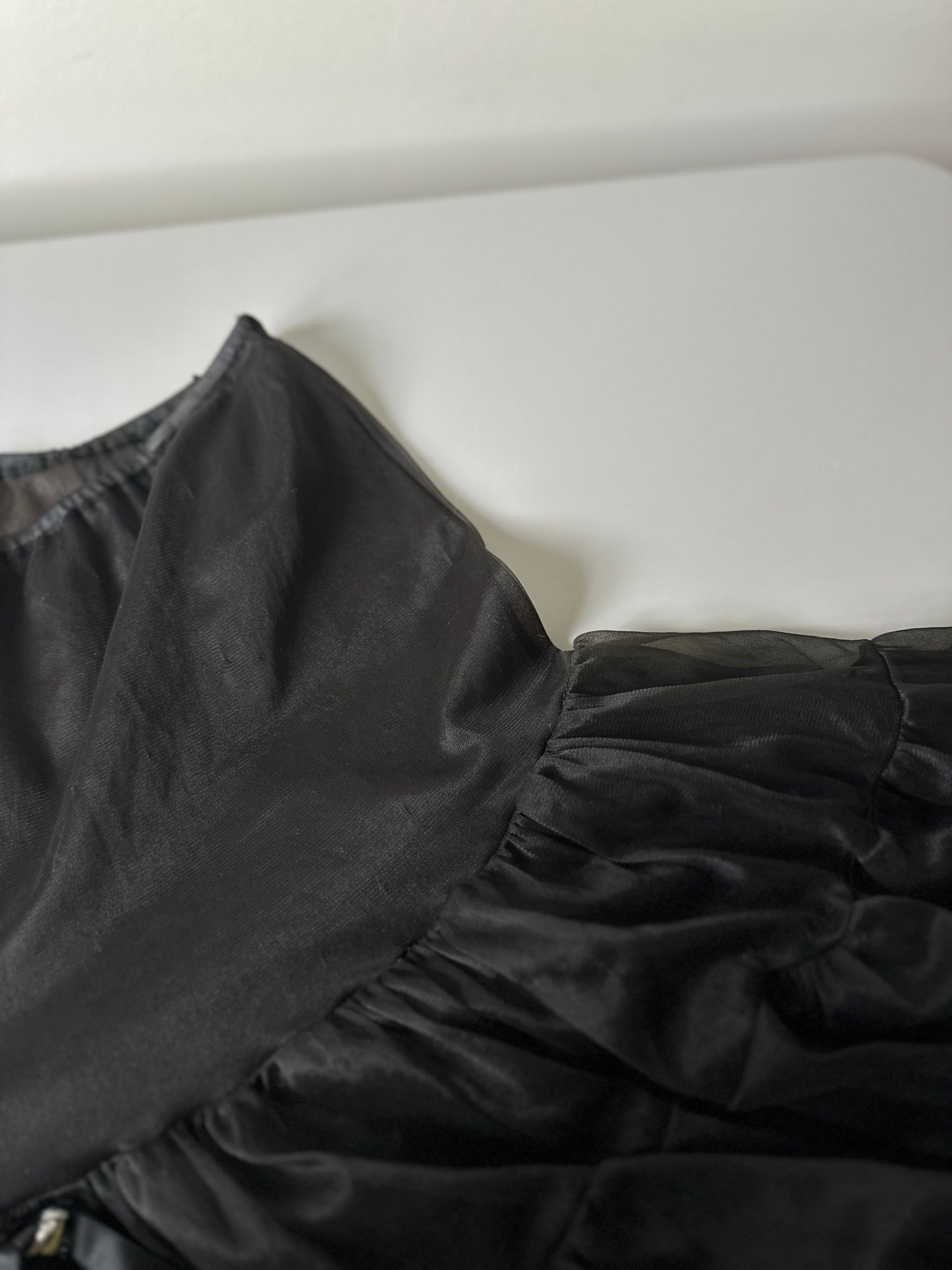 black sheer pedi coat