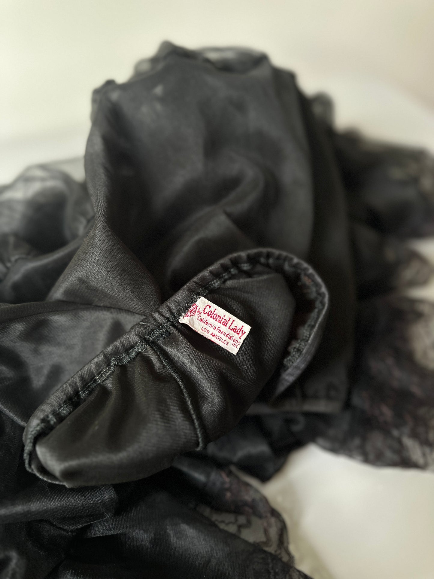 black sheer pedi coat