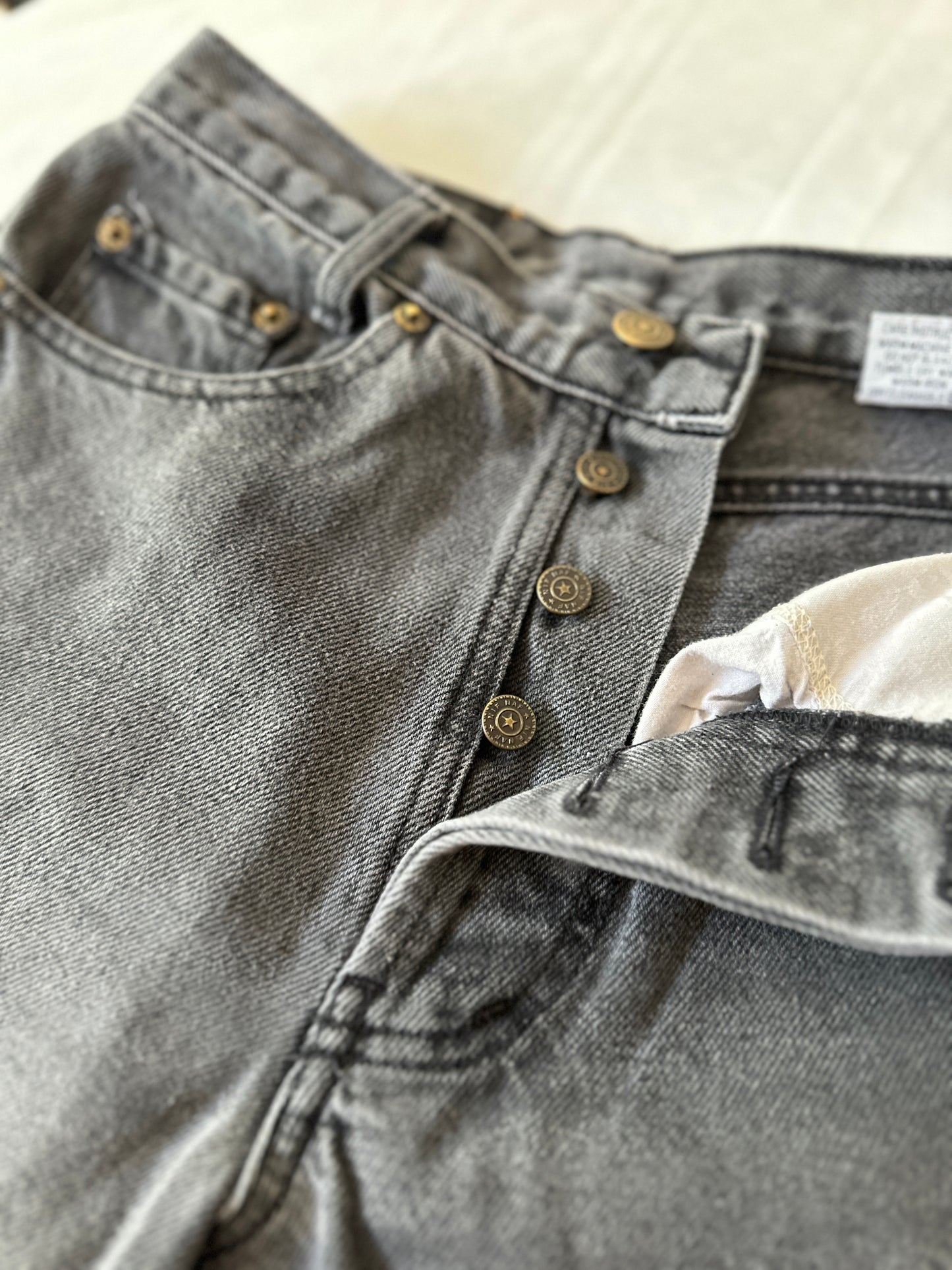 NIF NAF grey denim jeans