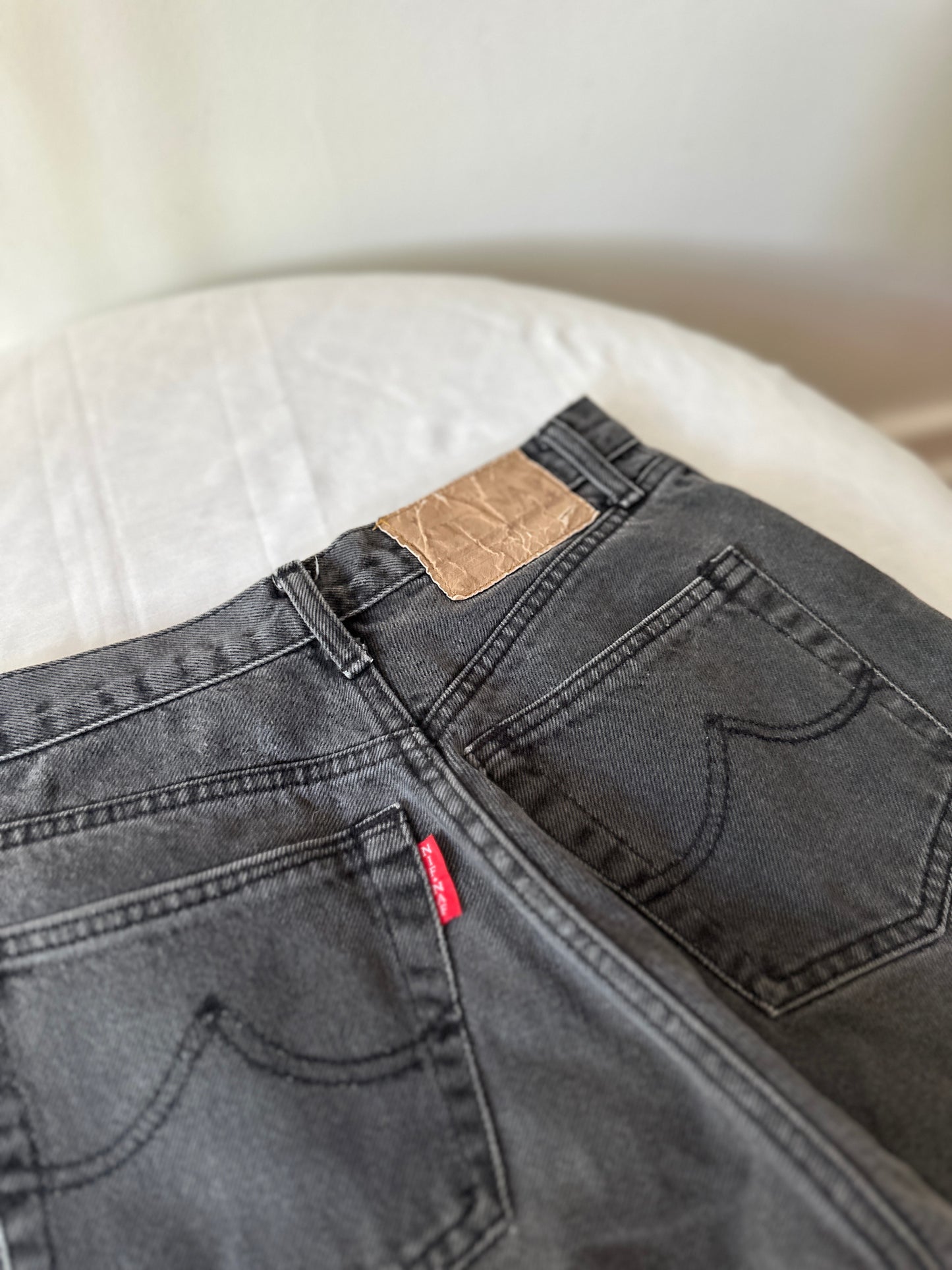 NIF NAF grey denim jeans